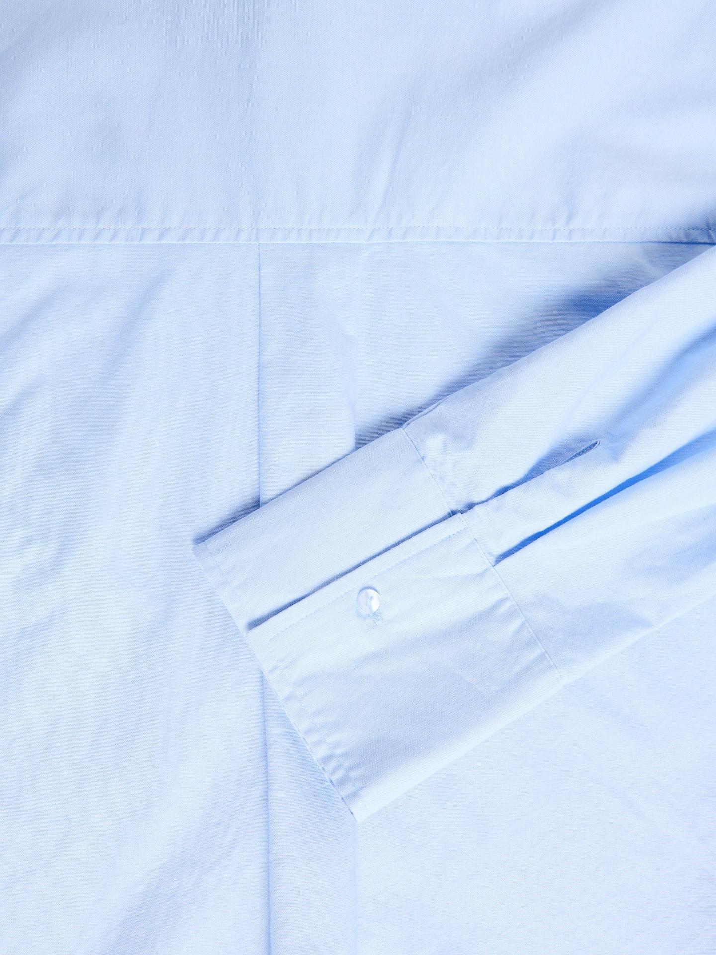 Blue Oxford Shirt In Cotton, Blue, large image number 1