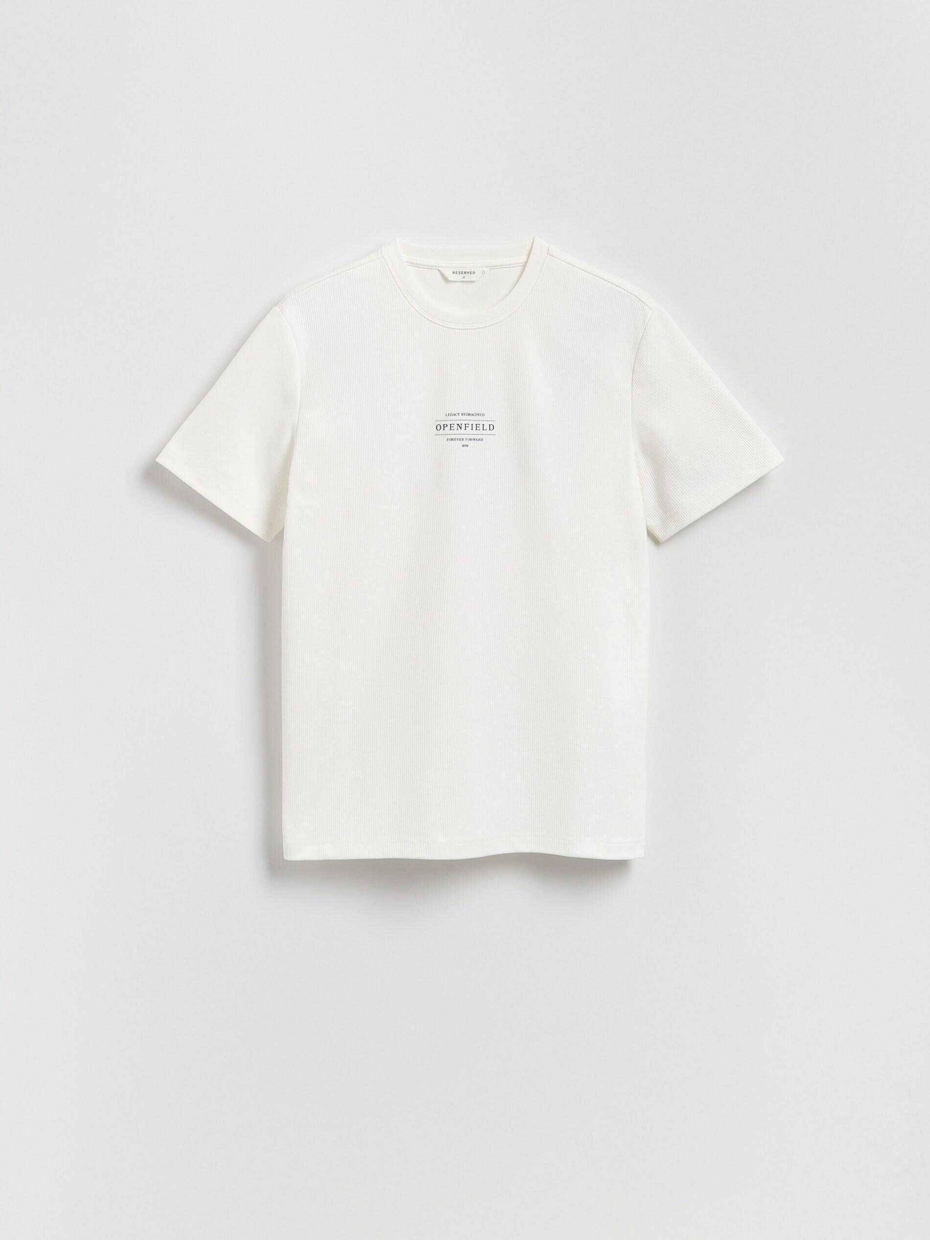 CREAM Comfort fit T-shirt with print, Ivory, large image number 4