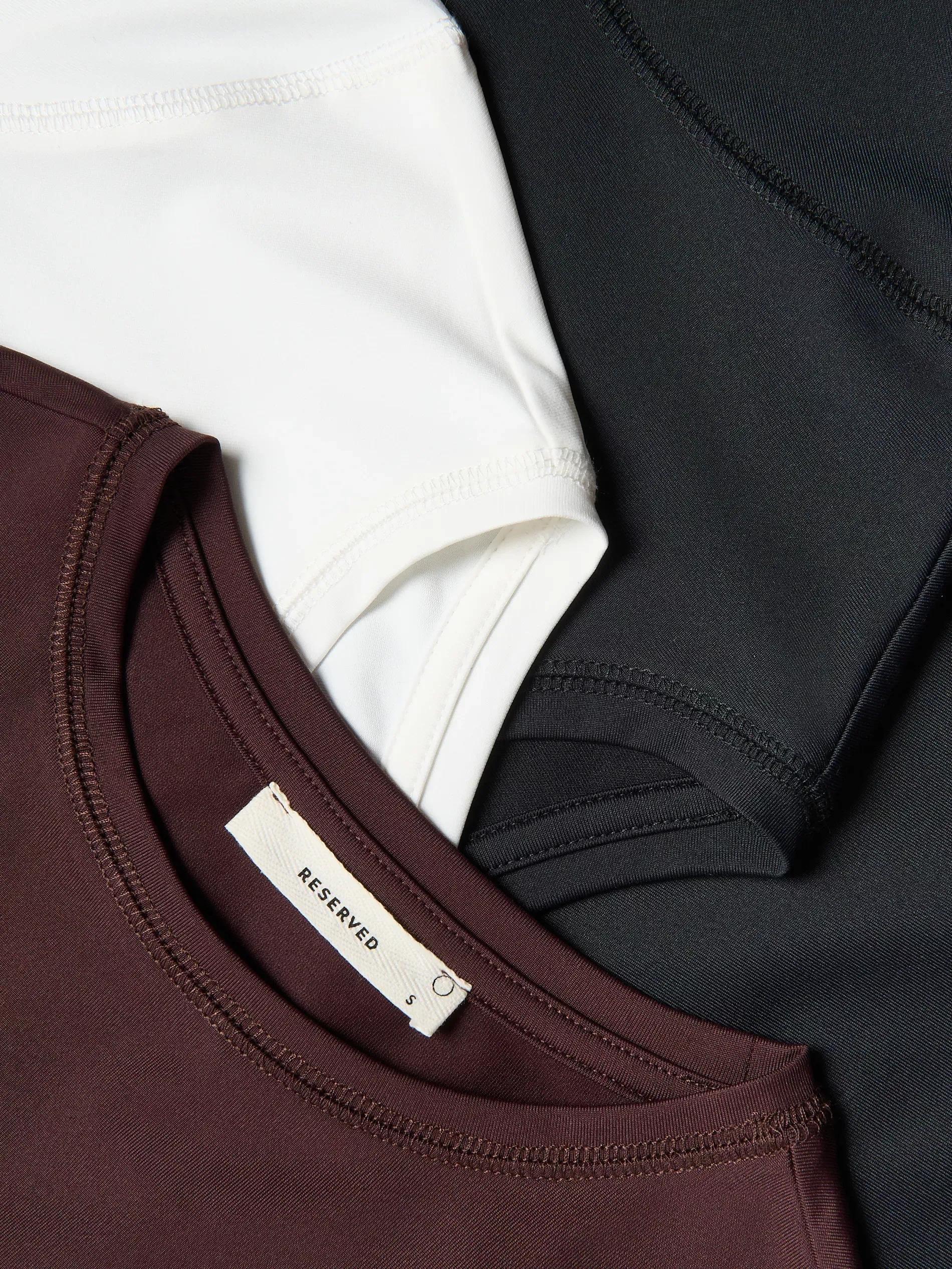 Brown Plain Longsleeve, Brown, large image number 5