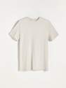 Reserved - Light Grey Plain Basic T-Shirt, Men