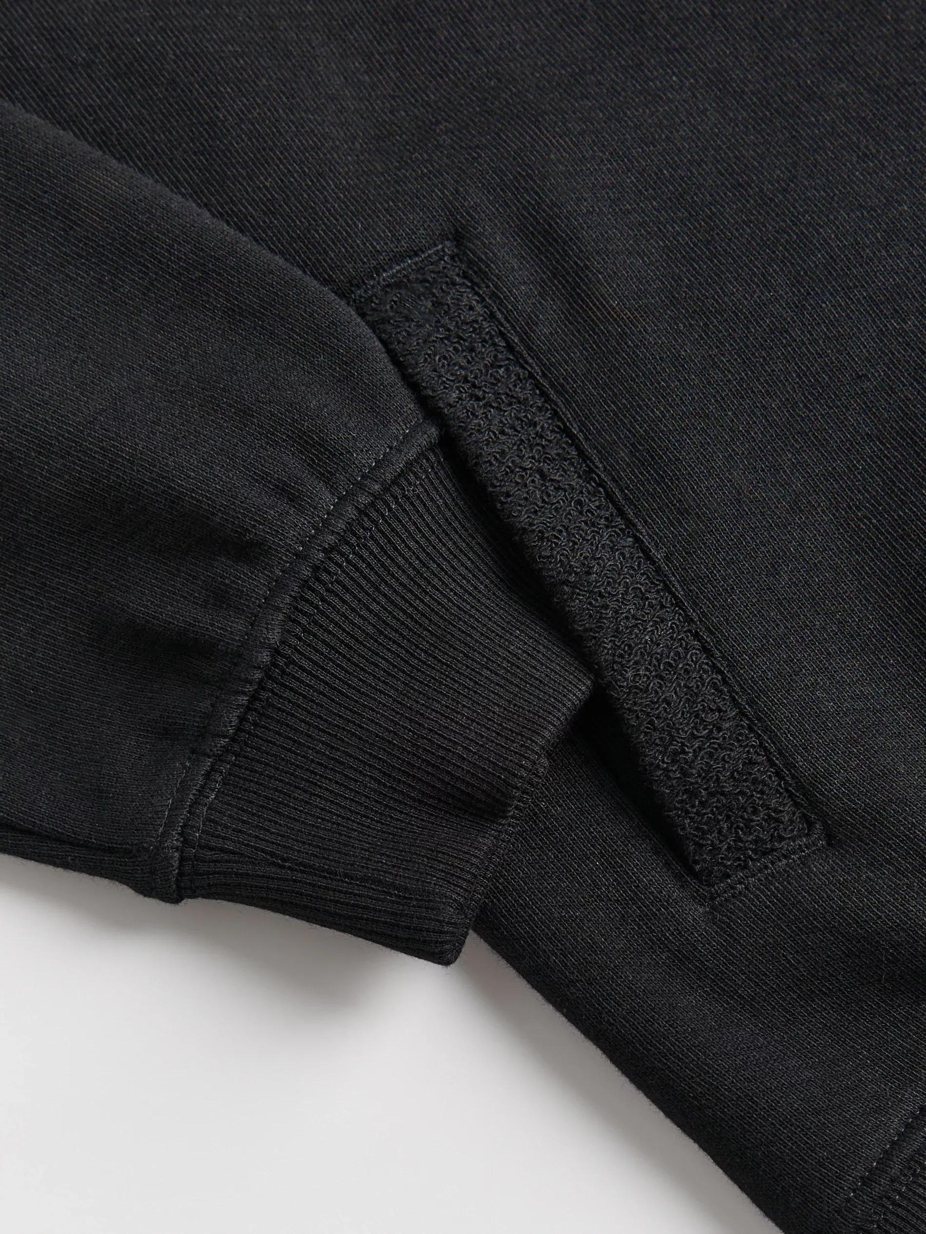 Black Oversized Hoodie, , large image number 3