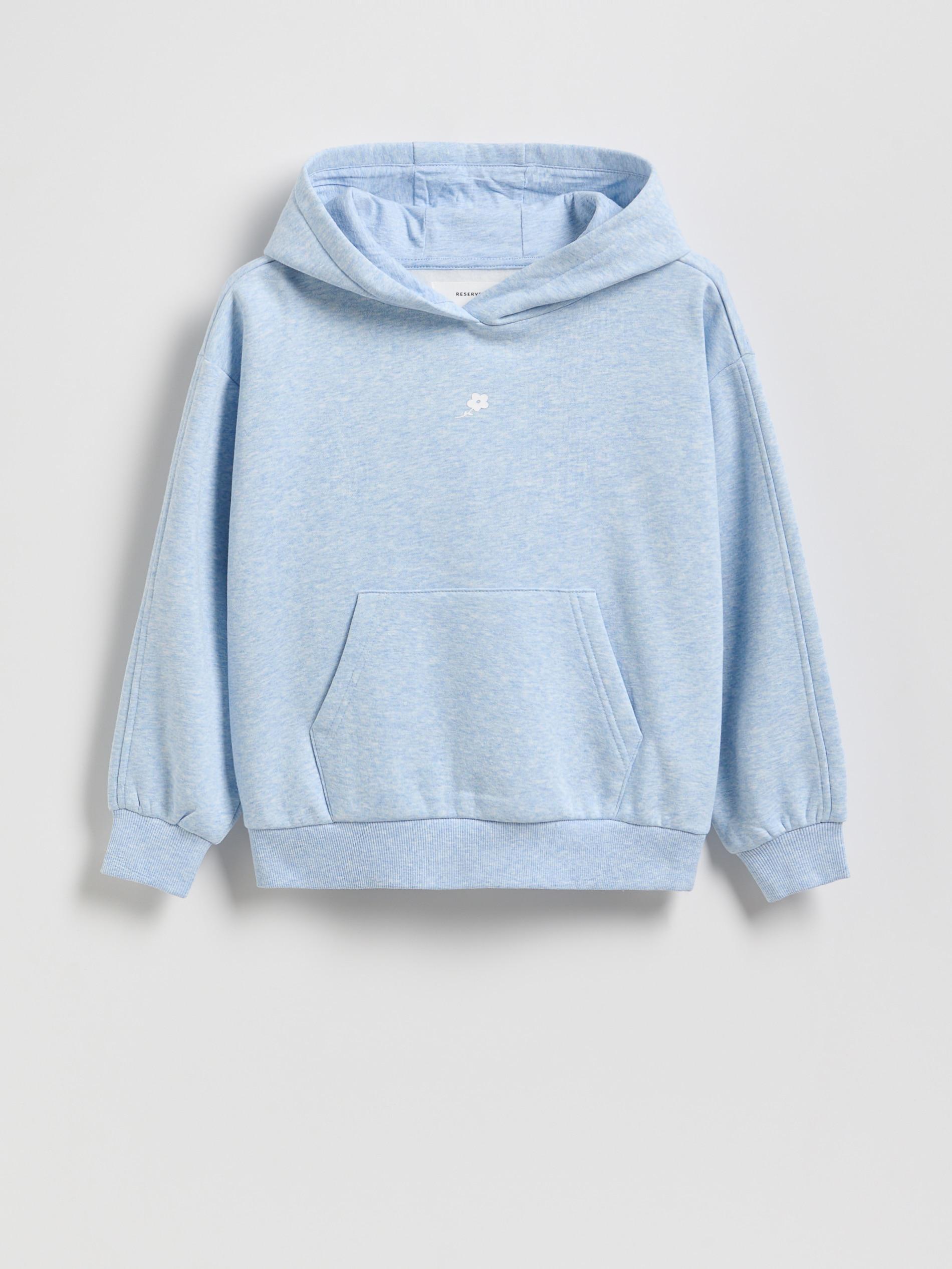 PALE BLUE Hoodie, Blue, medium