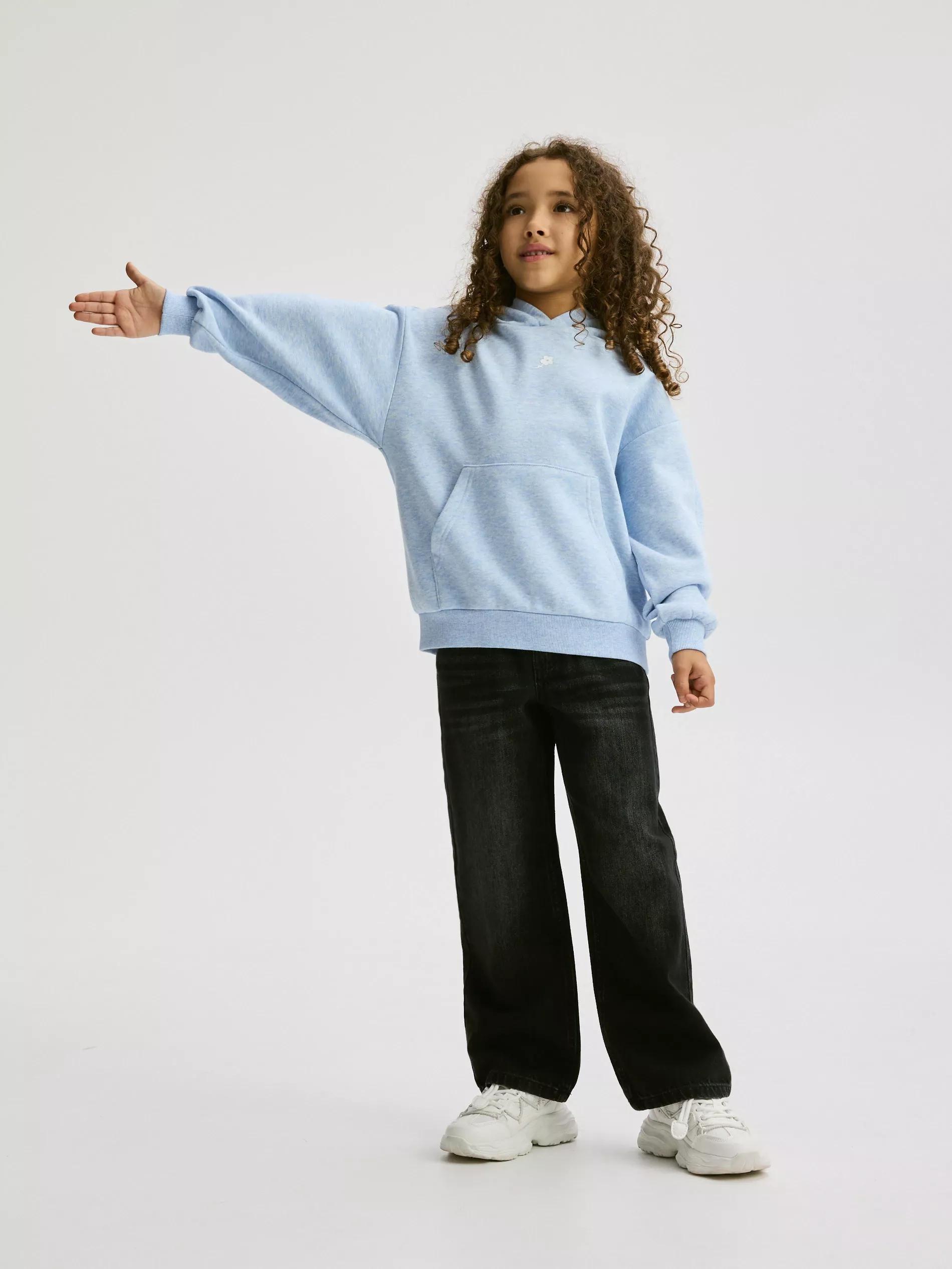 PALE BLUE Hoodie, Blue, large image number 3