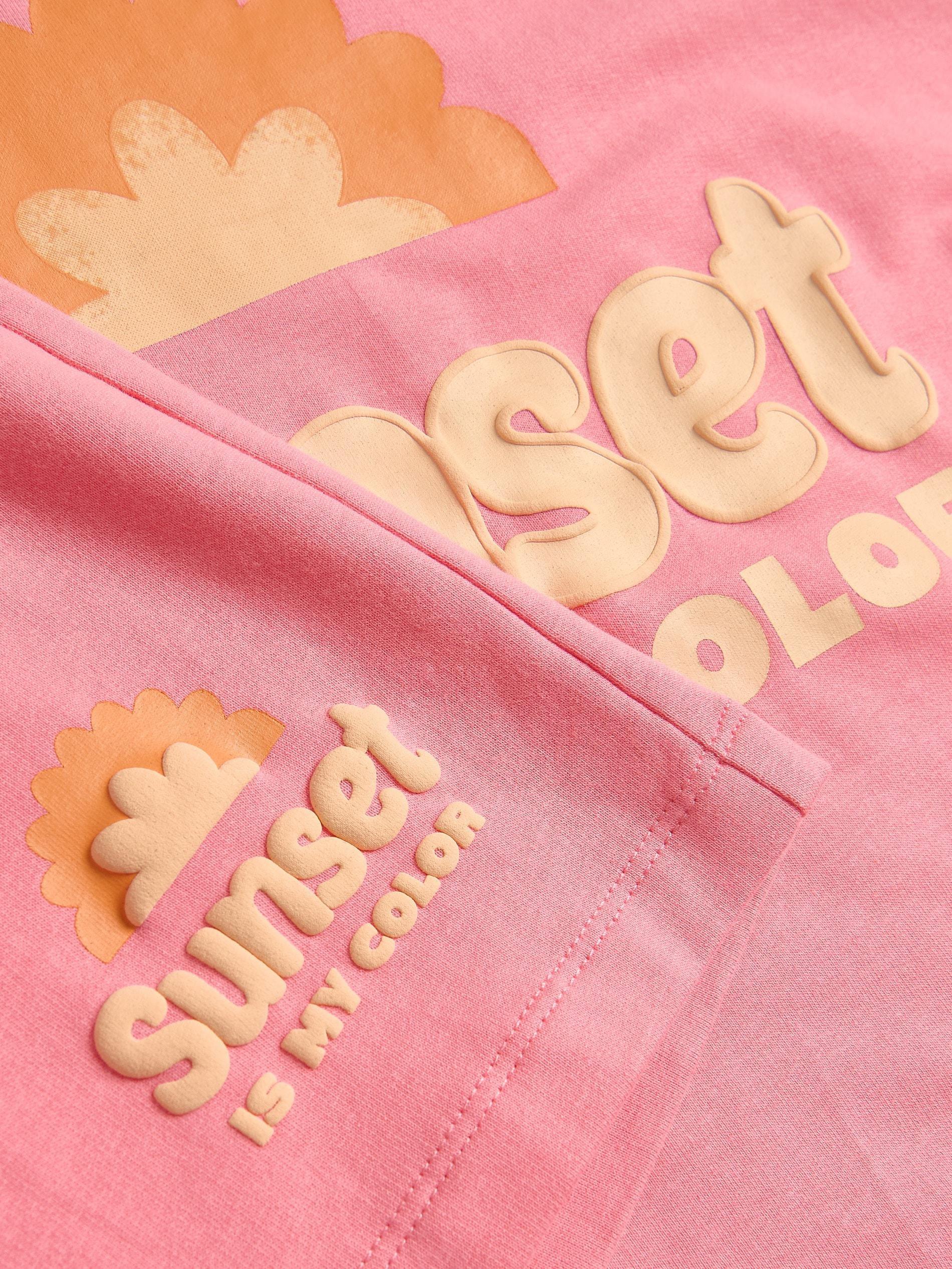 Pink Cotton Set With Print, Pink, large image number 3