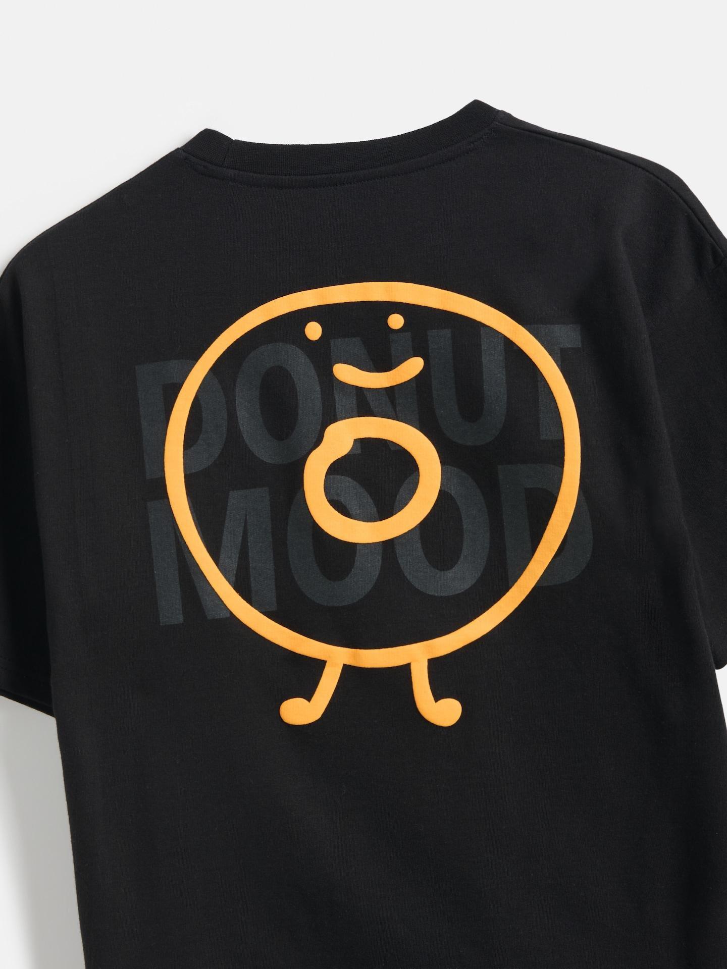 Black Cotton T-Shirt With Print, Black, large image number 3