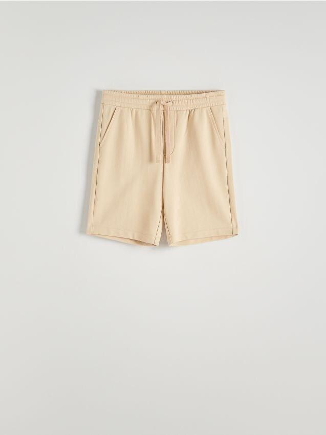 Light Yellow Short Tracksuit Bottoms, , large image number 0