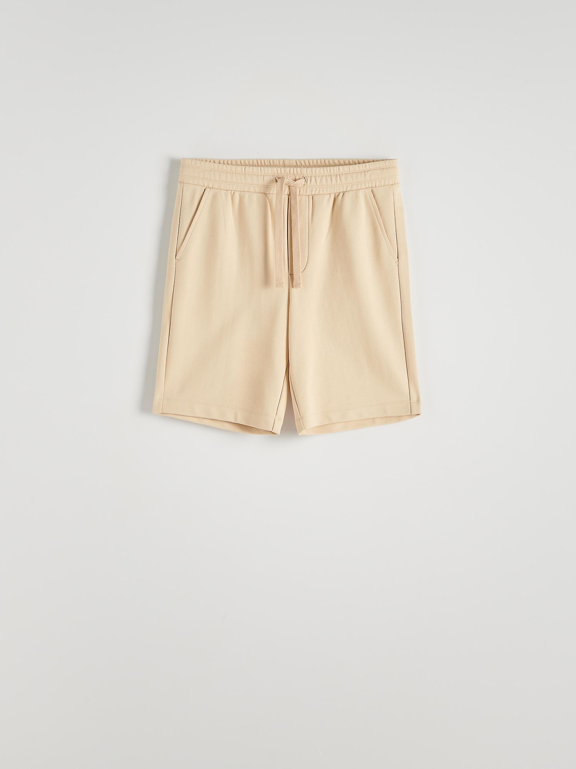 Light Yellow Short Tracksuit Bottoms, , large image number 1