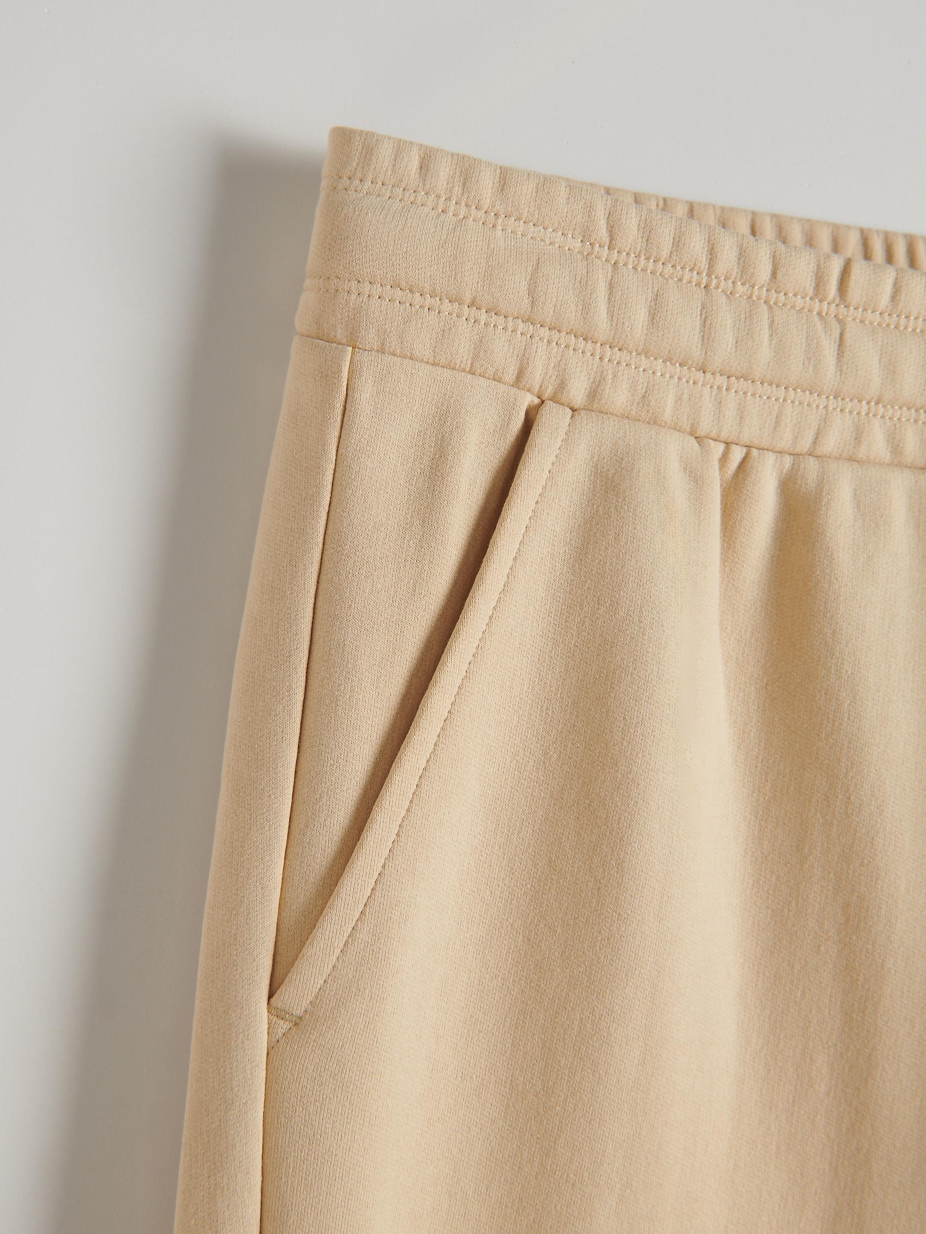 Light Yellow Short Tracksuit Bottoms, , large image number 2