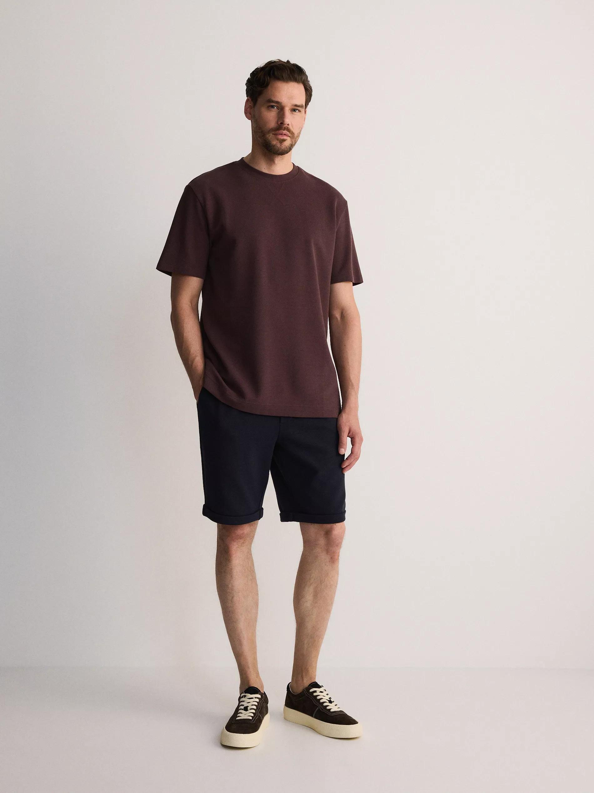 Navy Regular Shorts, , large image number 1