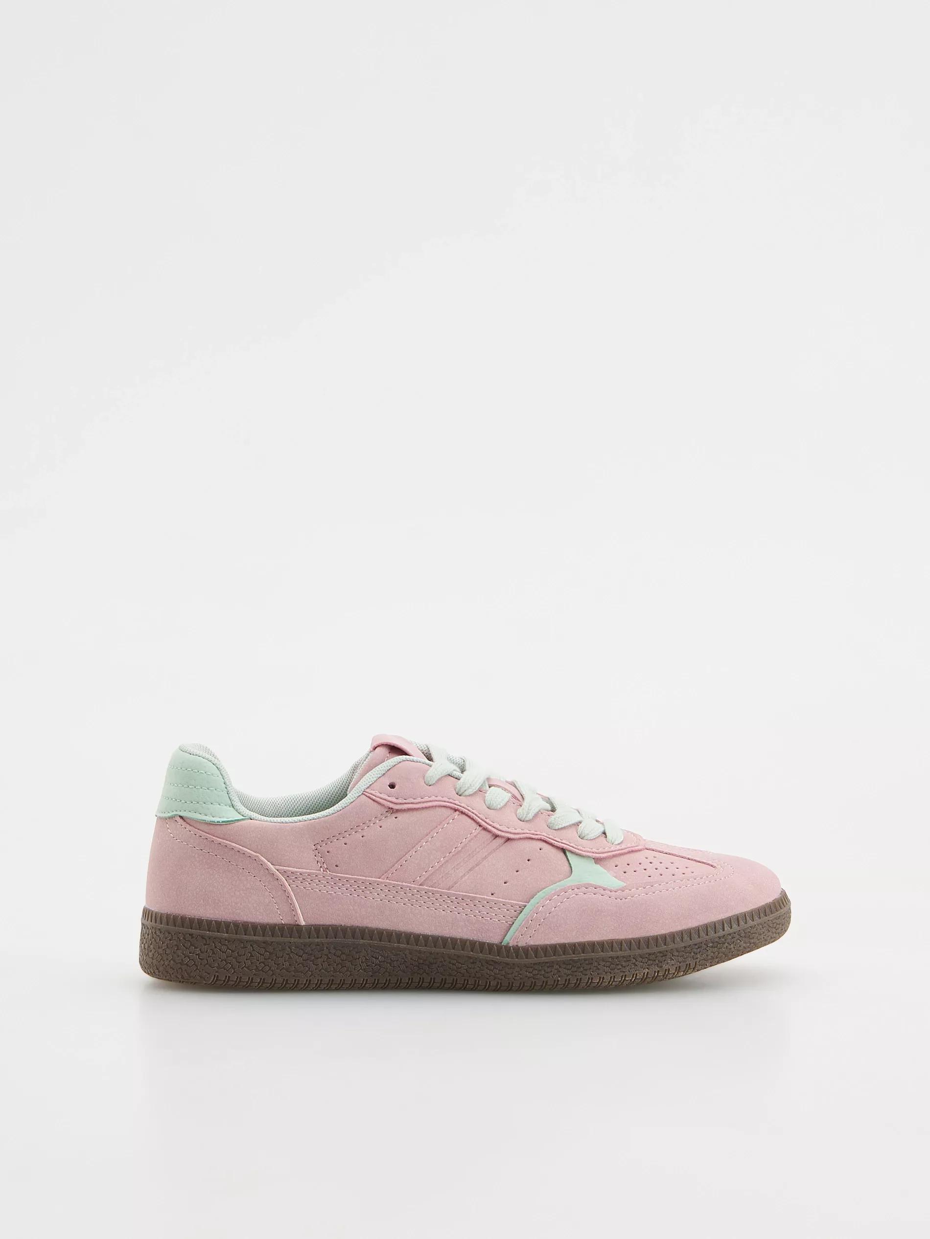 Pink Sneakers With Contrasting Elements, , large image number 0