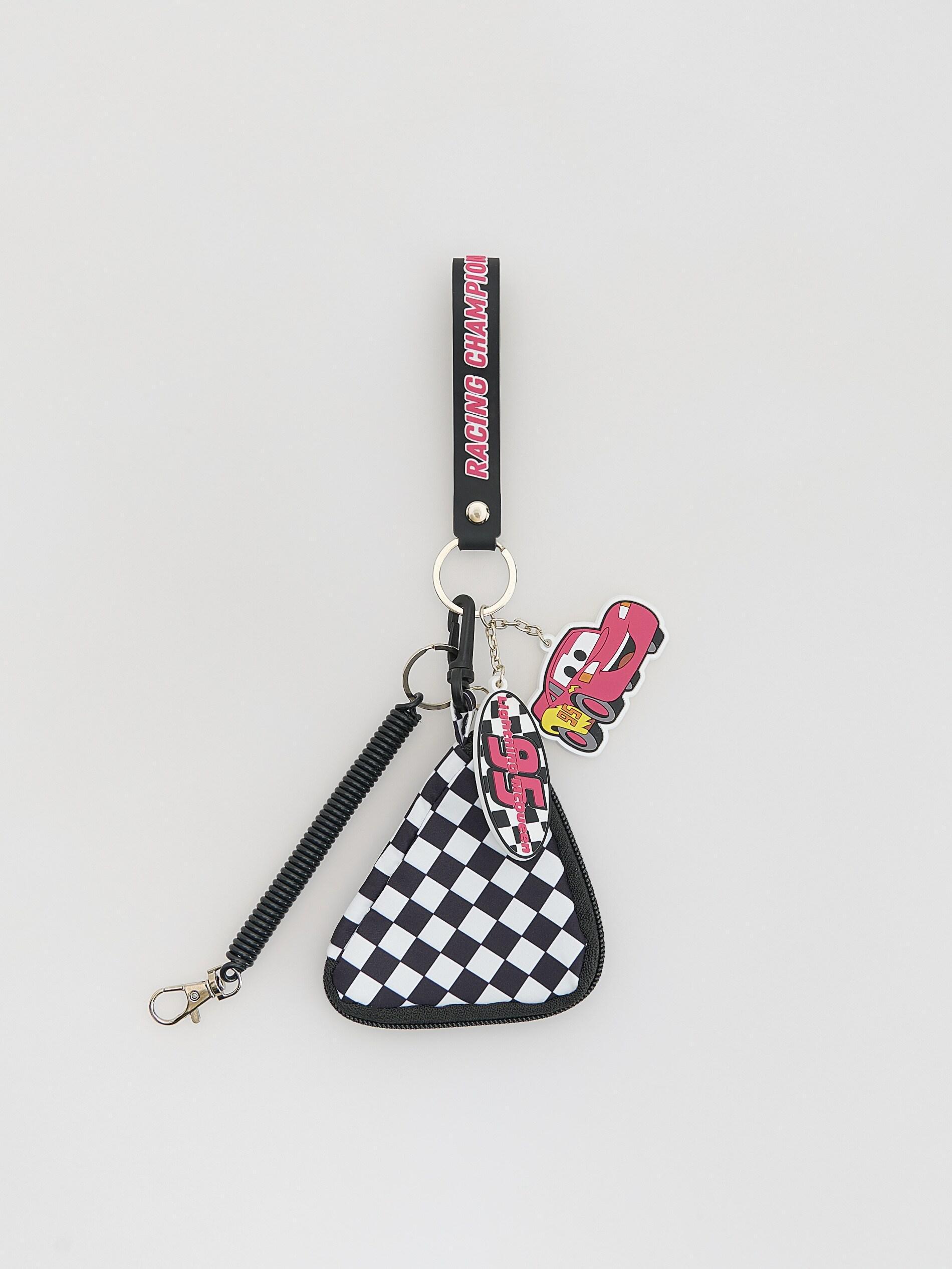 Red Cars Keychain, Red, medium