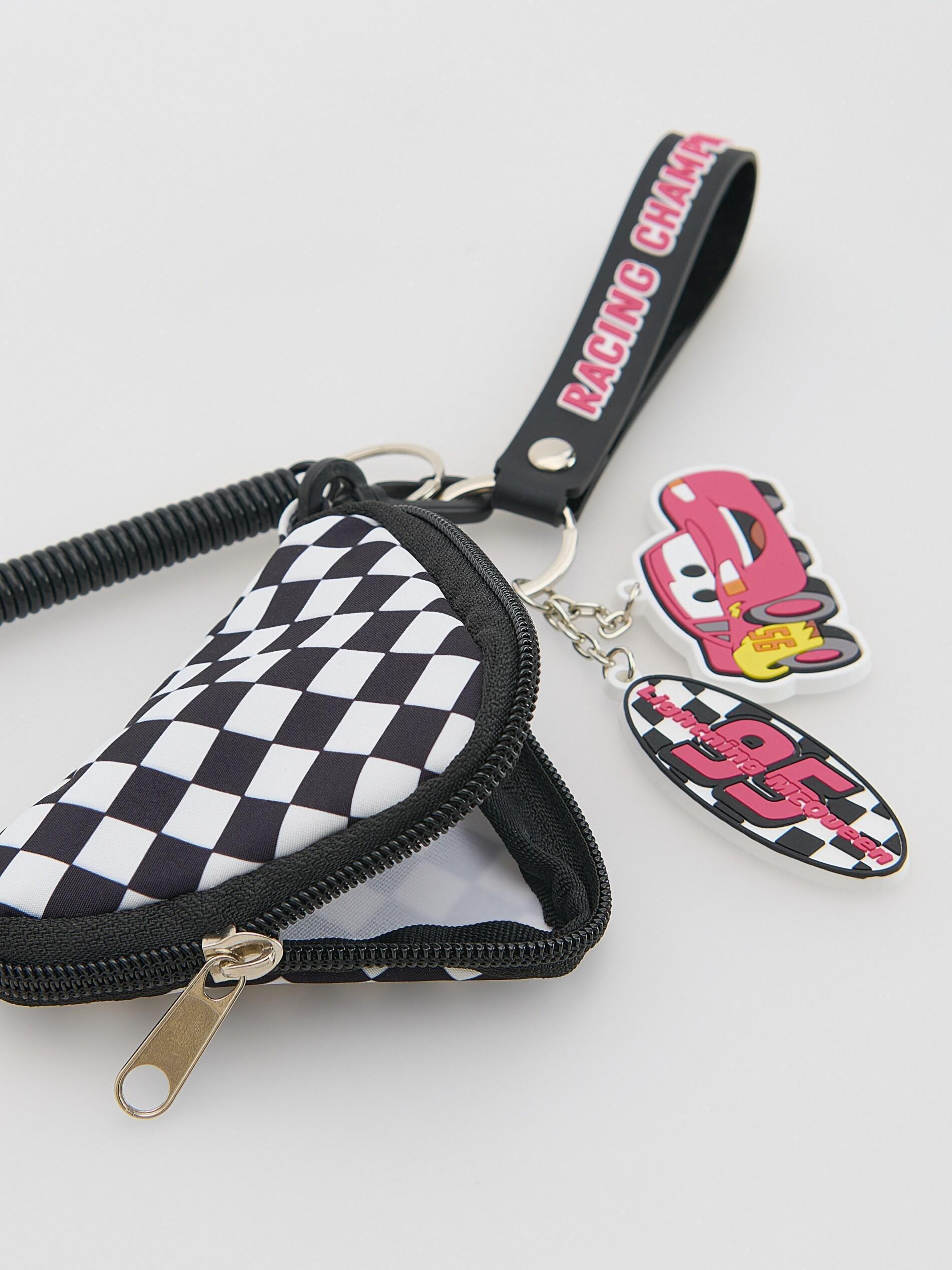 Red Cars Keychain, Red, medium