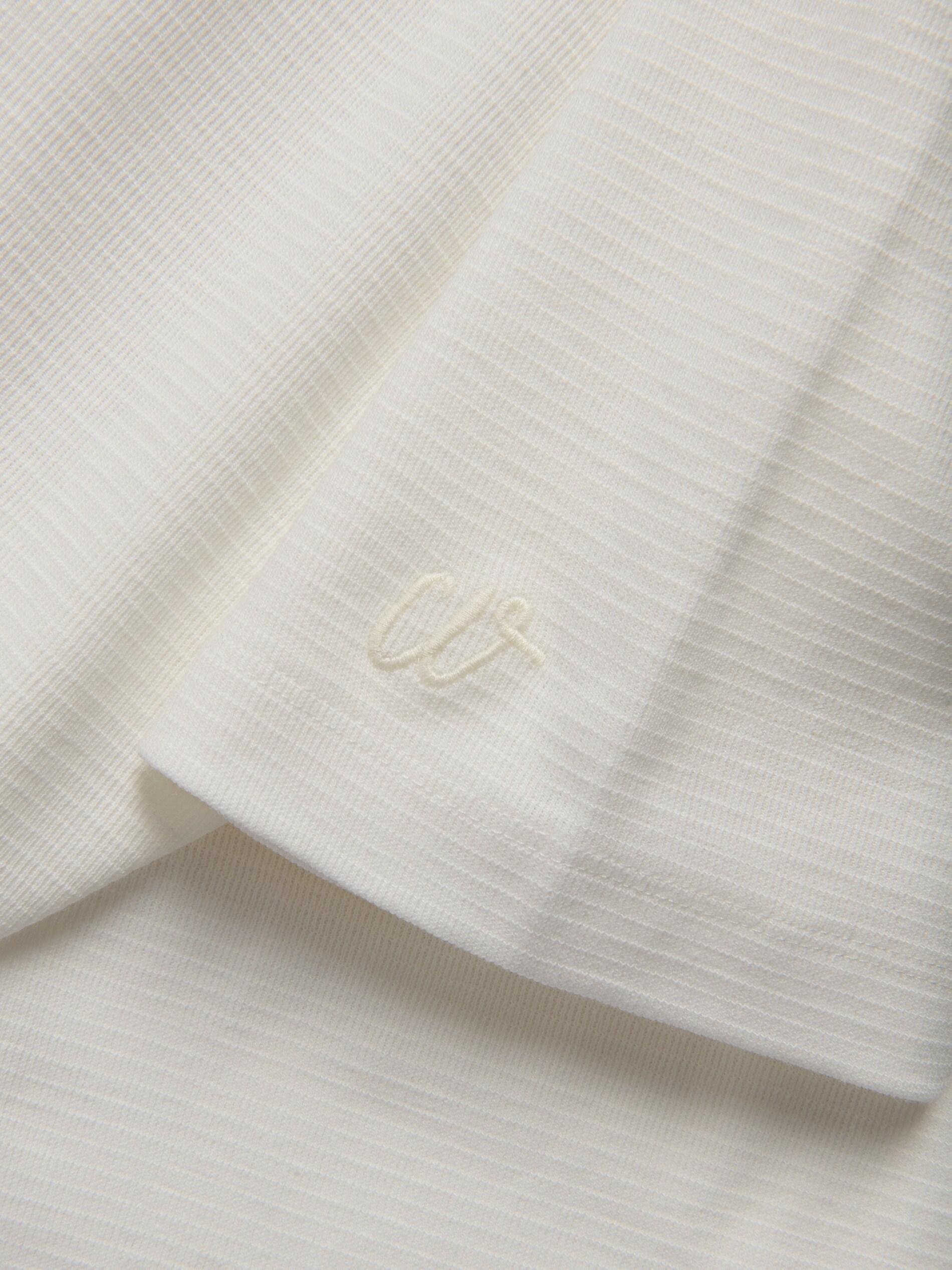 CREAM Comfort fit structural fabric T-shirt, Ivory, large image number 5