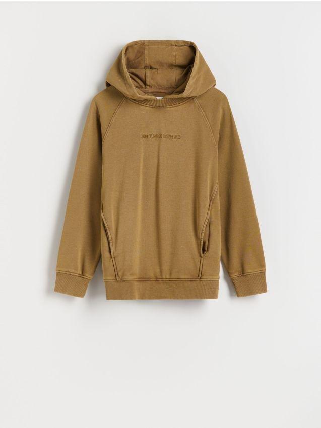 Brown Oversized Hoodie, , large image number 0