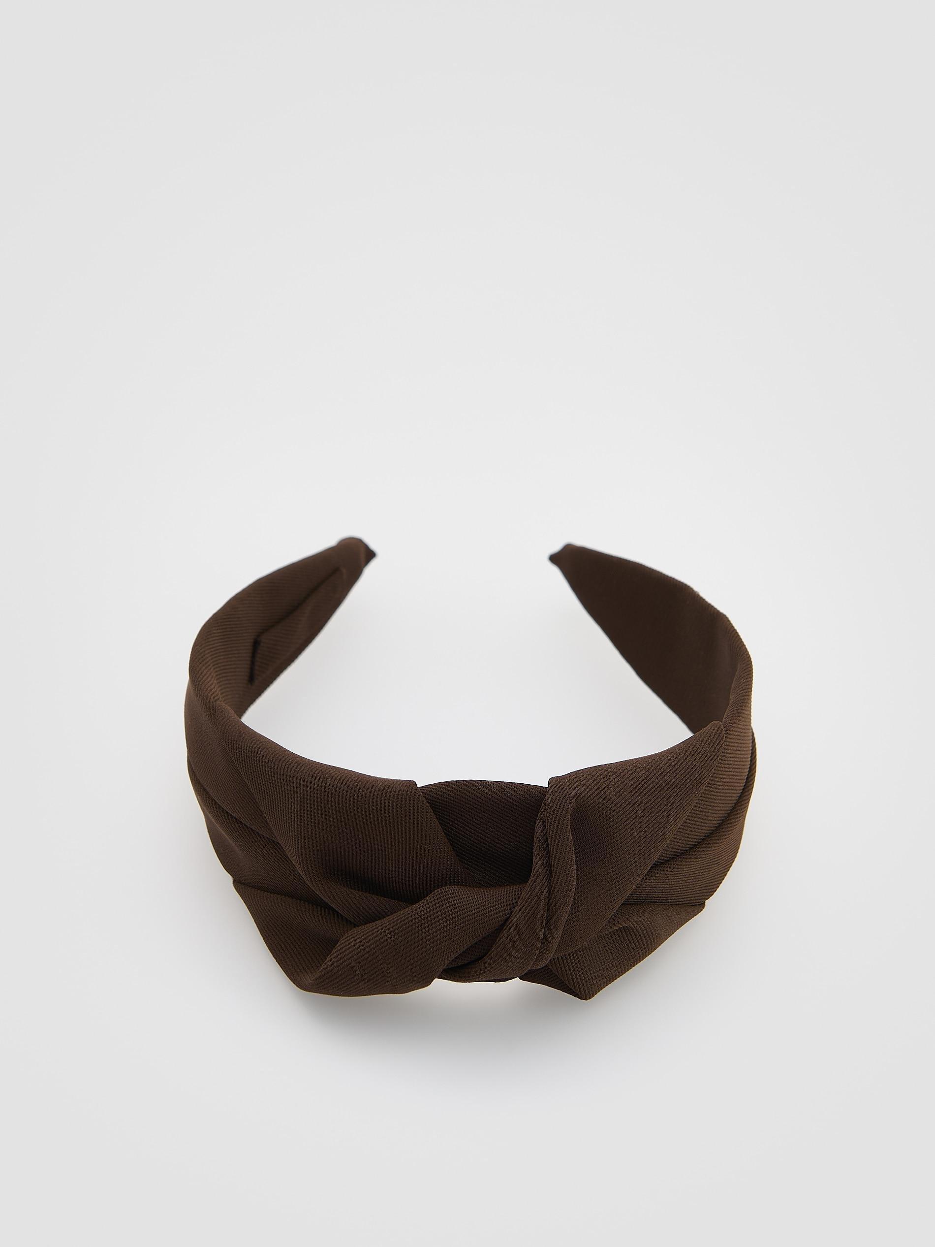 Brown Headband, Brown, large image number 0