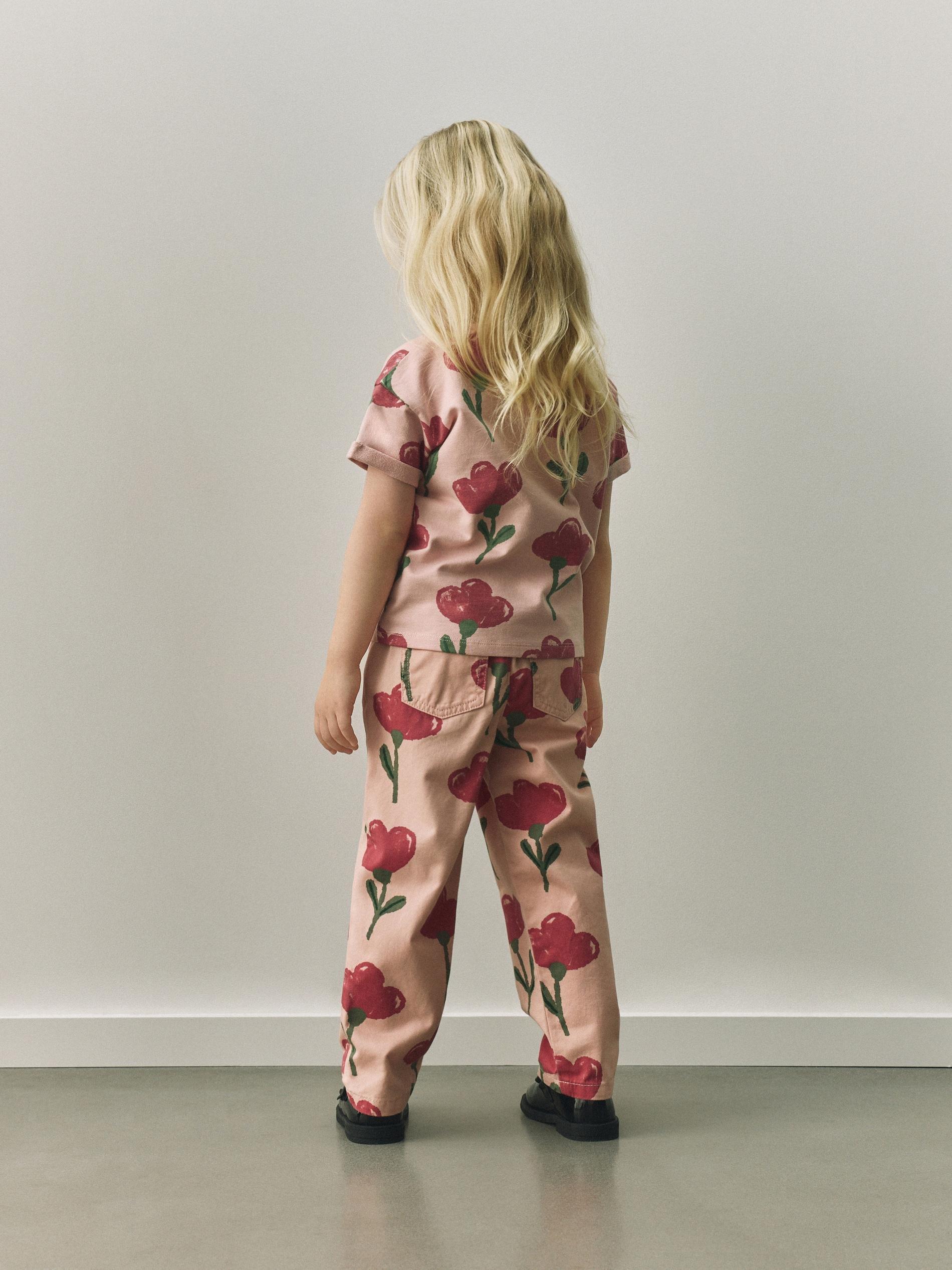 Pink Patterned T-Shirt, Pink, large image number 3