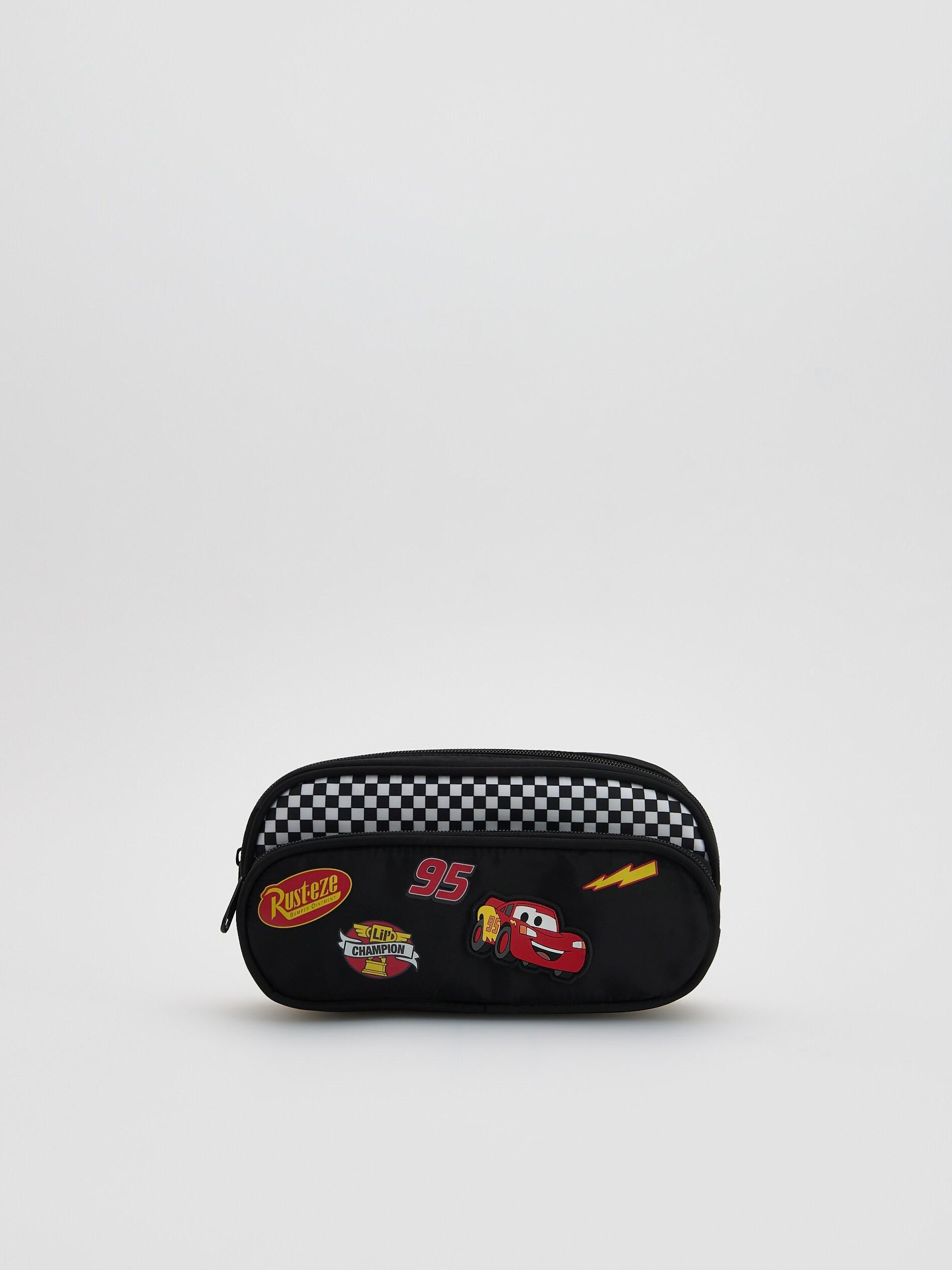 BLACK Cars Pencil Case, Black, large image number 0
