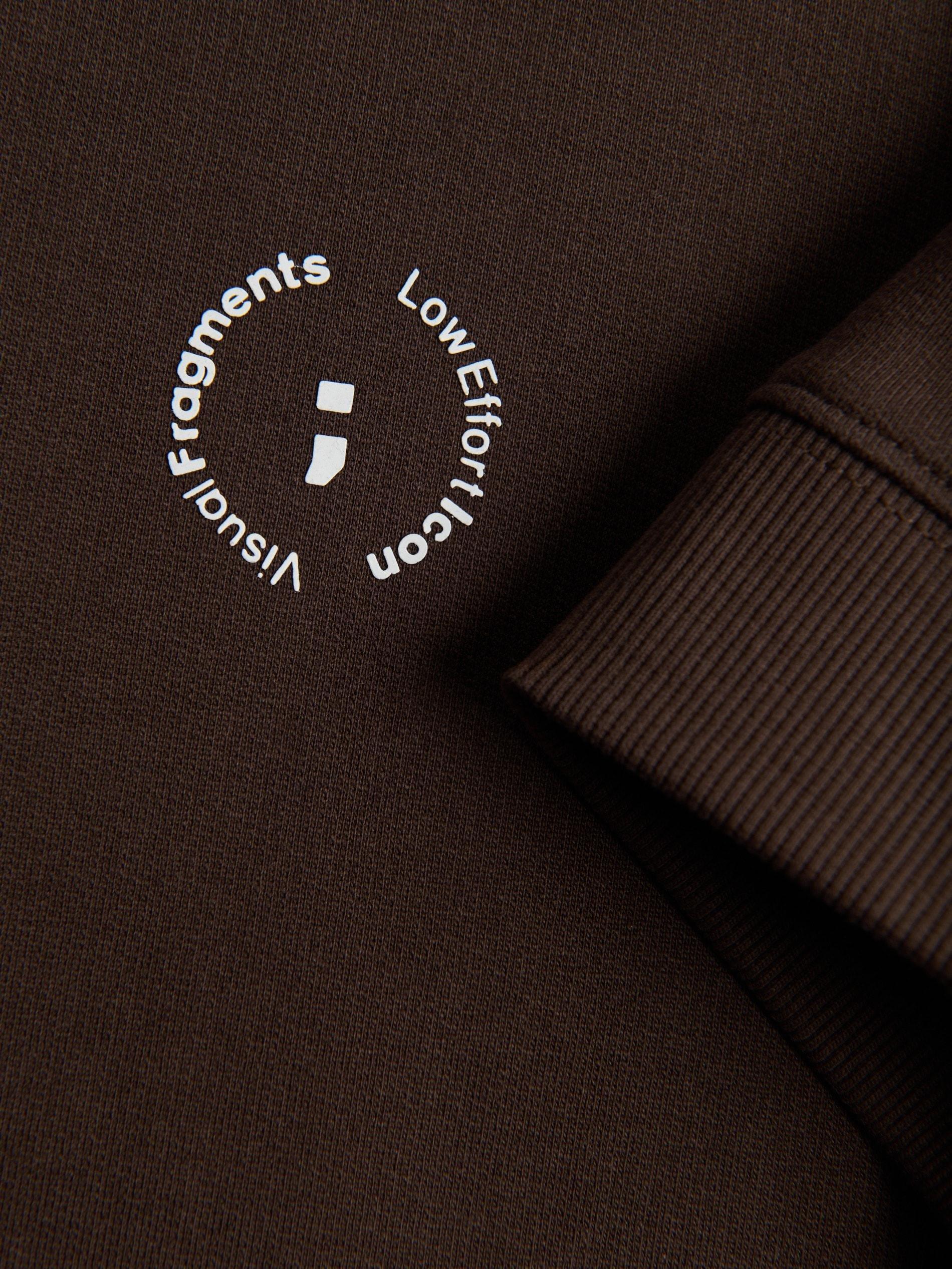 Brown Boxy T-Shirt With Print, Brown, large image number 1