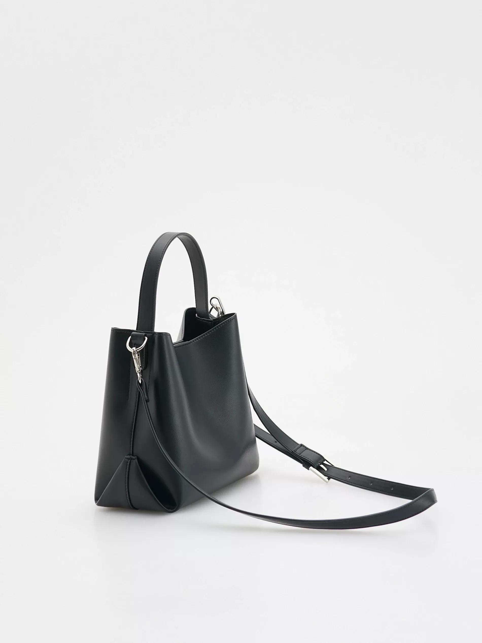 Black Handbag, Black, large image number 1