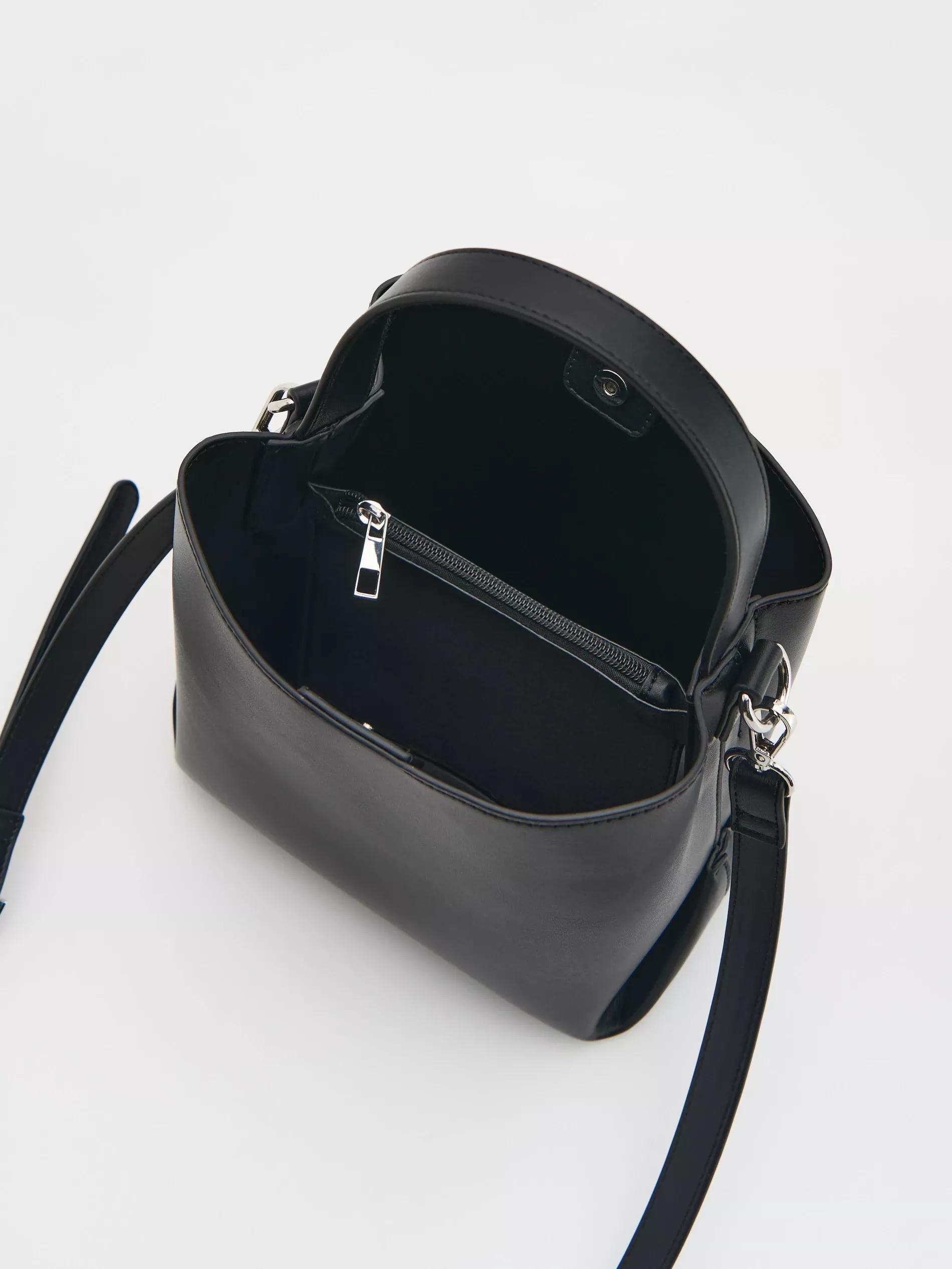 Black Handbag, Black, large image number 3
