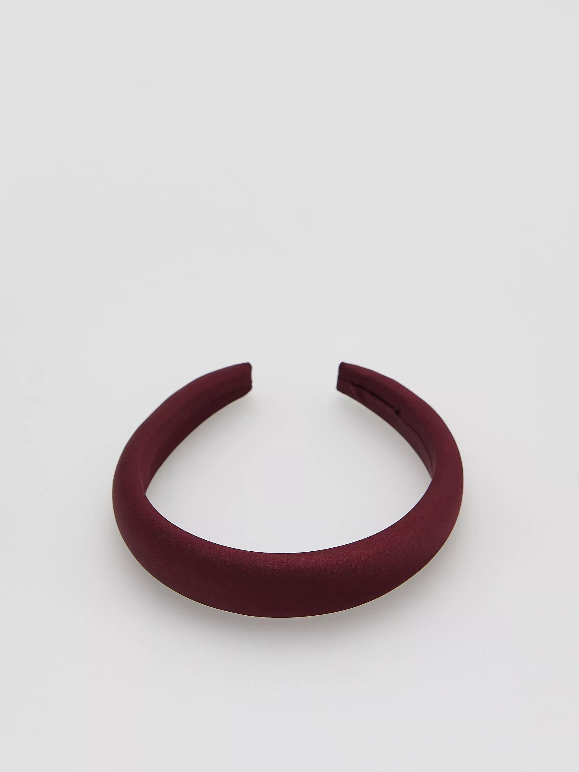 Brown Headband, Burgundy, medium
