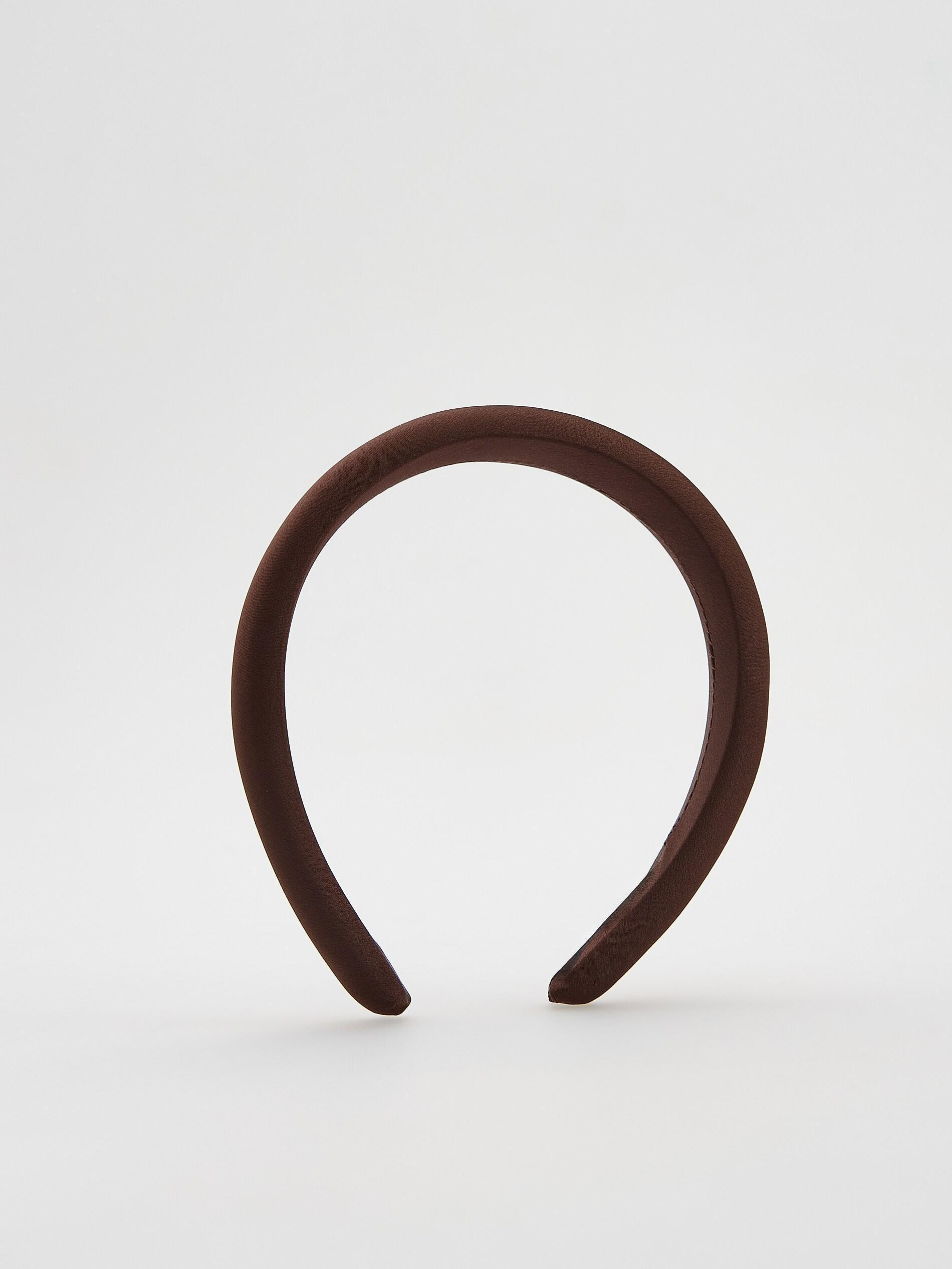 Brown Headband, Brown, large image number 1