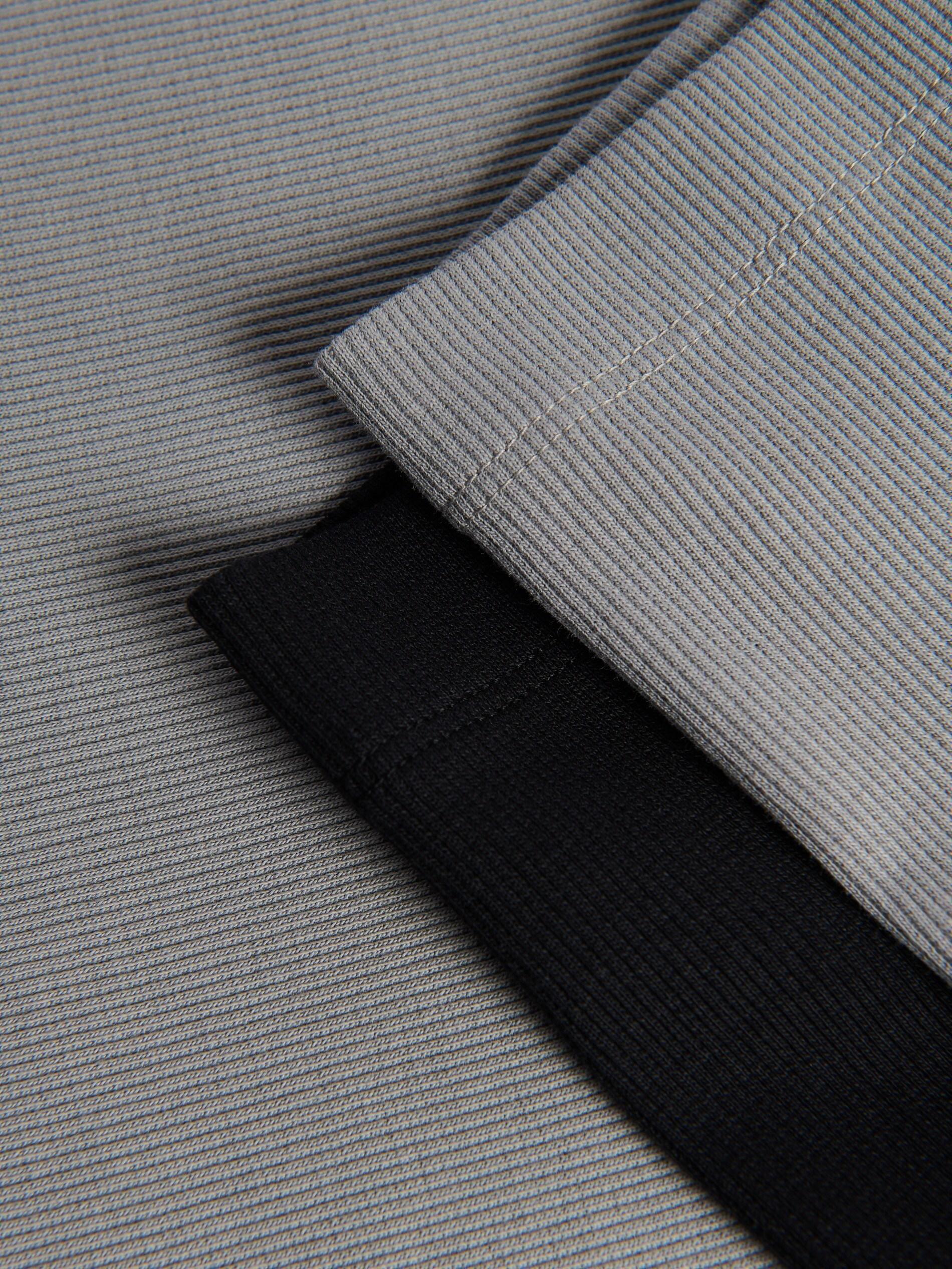 Grey Slim Fit Cotton T-Shirt, Light grey, large image number 5