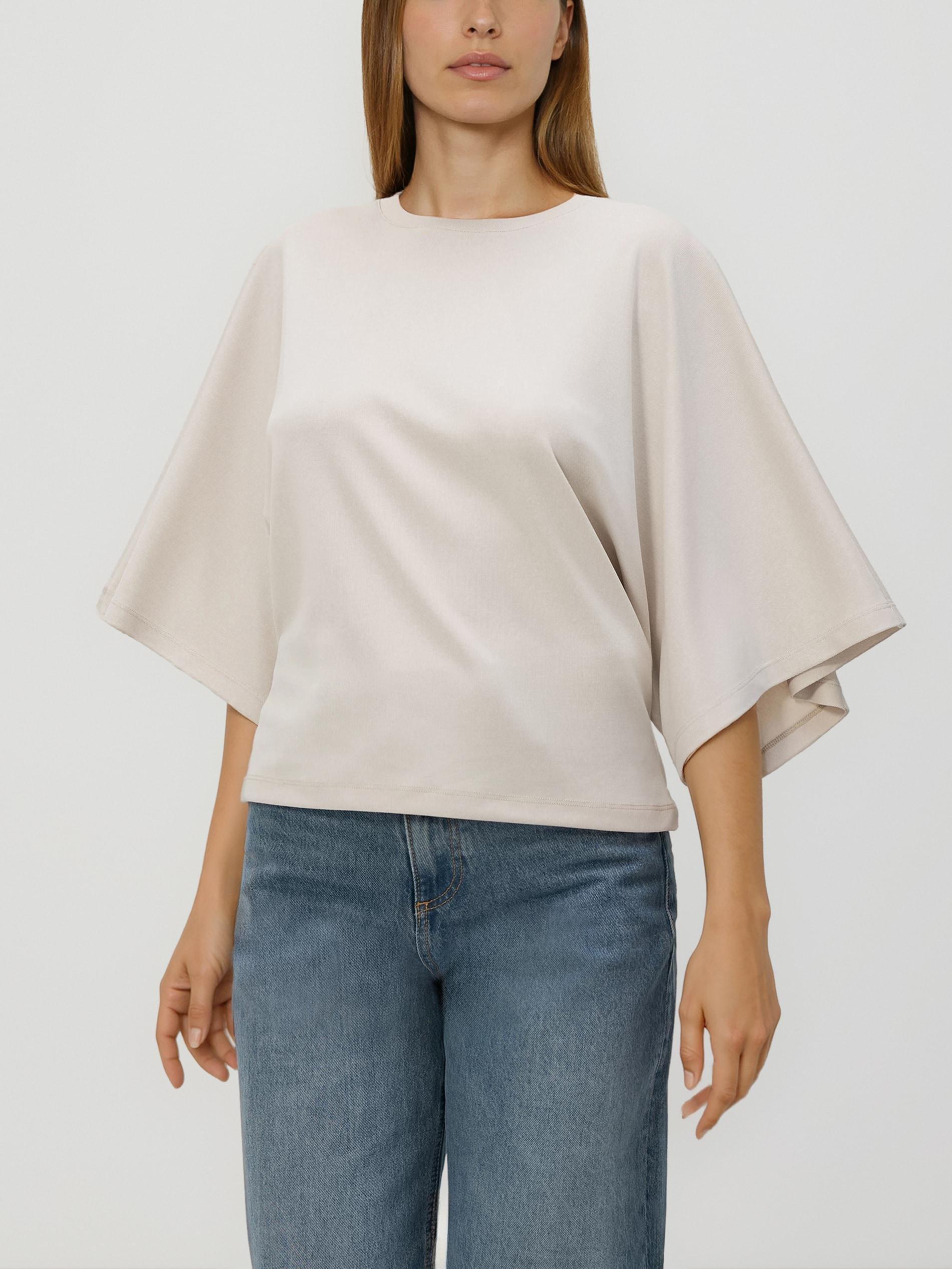 Beige Blouse, Beige, large image number 1