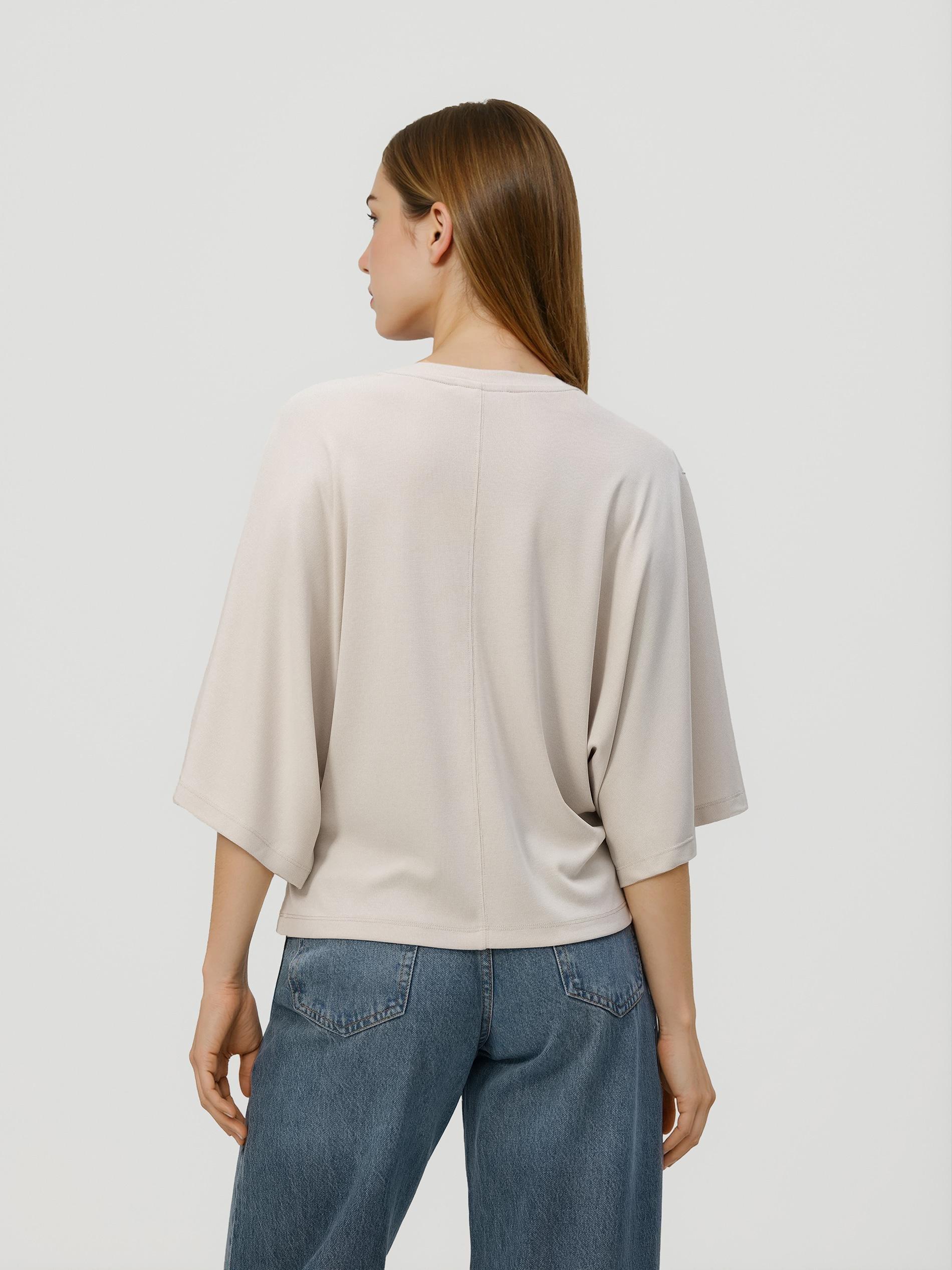 Beige Blouse, Beige, large image number 3