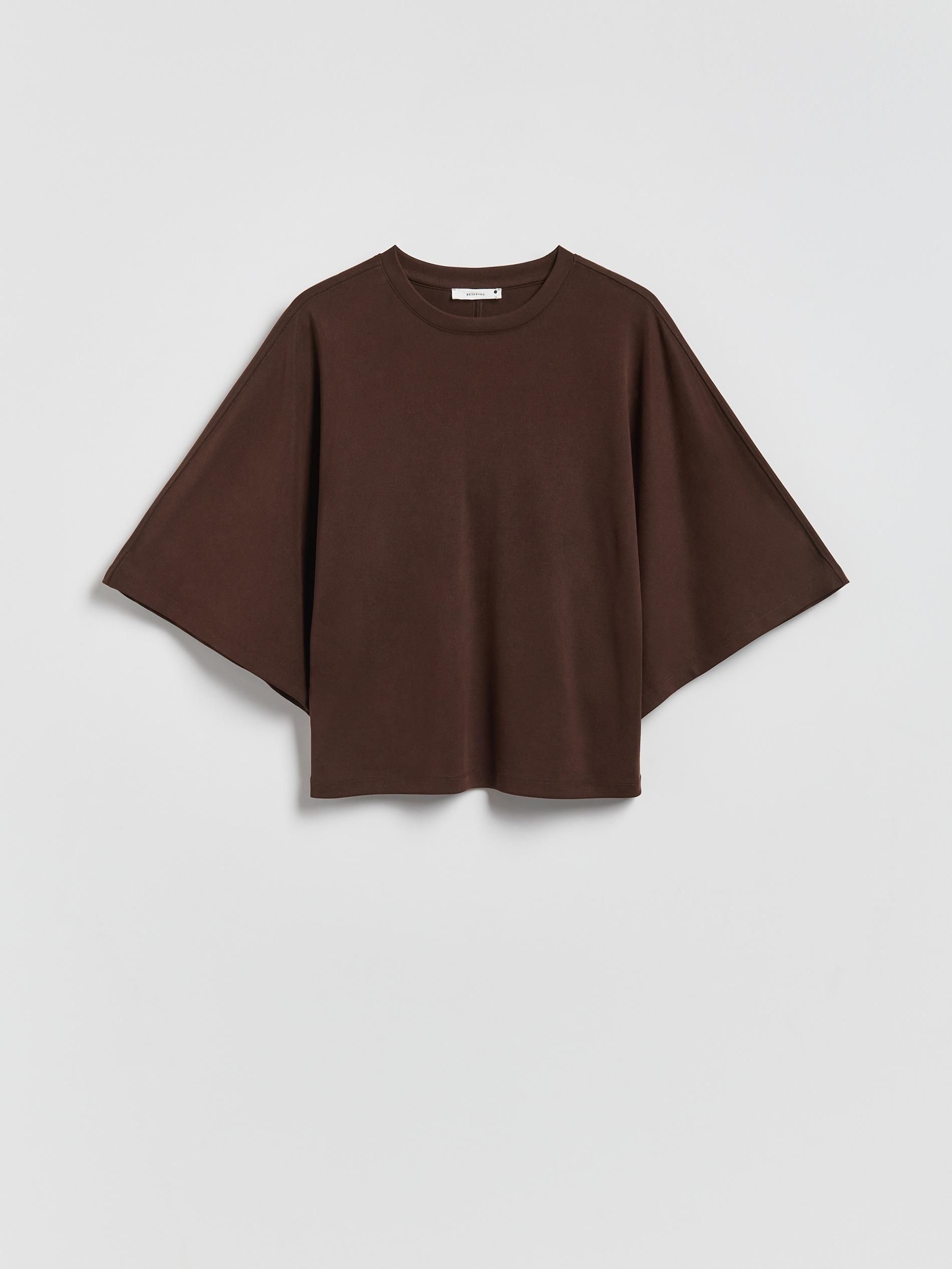 Brown Blouse, Brown, large image number 3