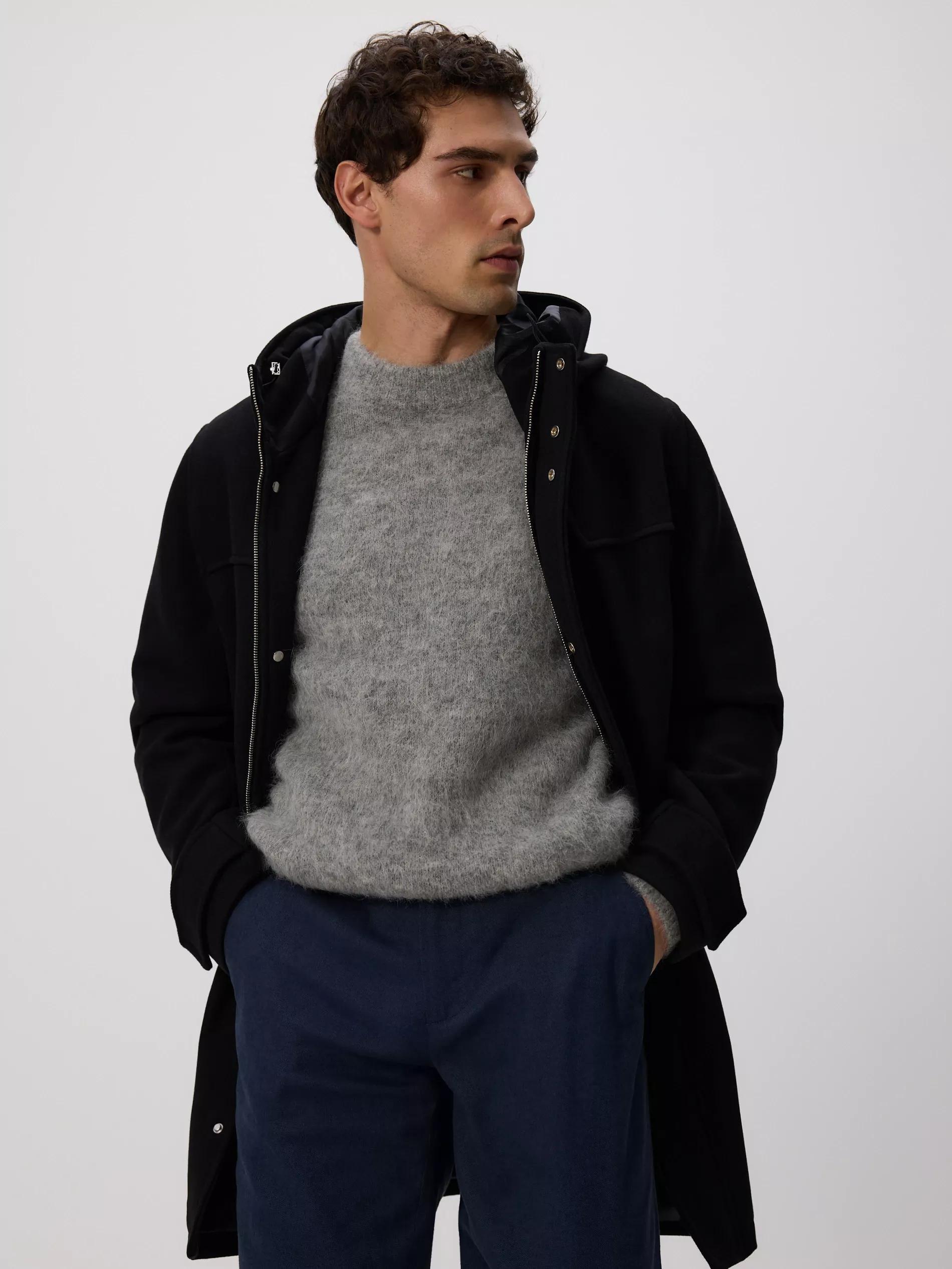 بنطال تشينو كحلي بقصة سليم بخصر قابل للتعديل, Navy, medium