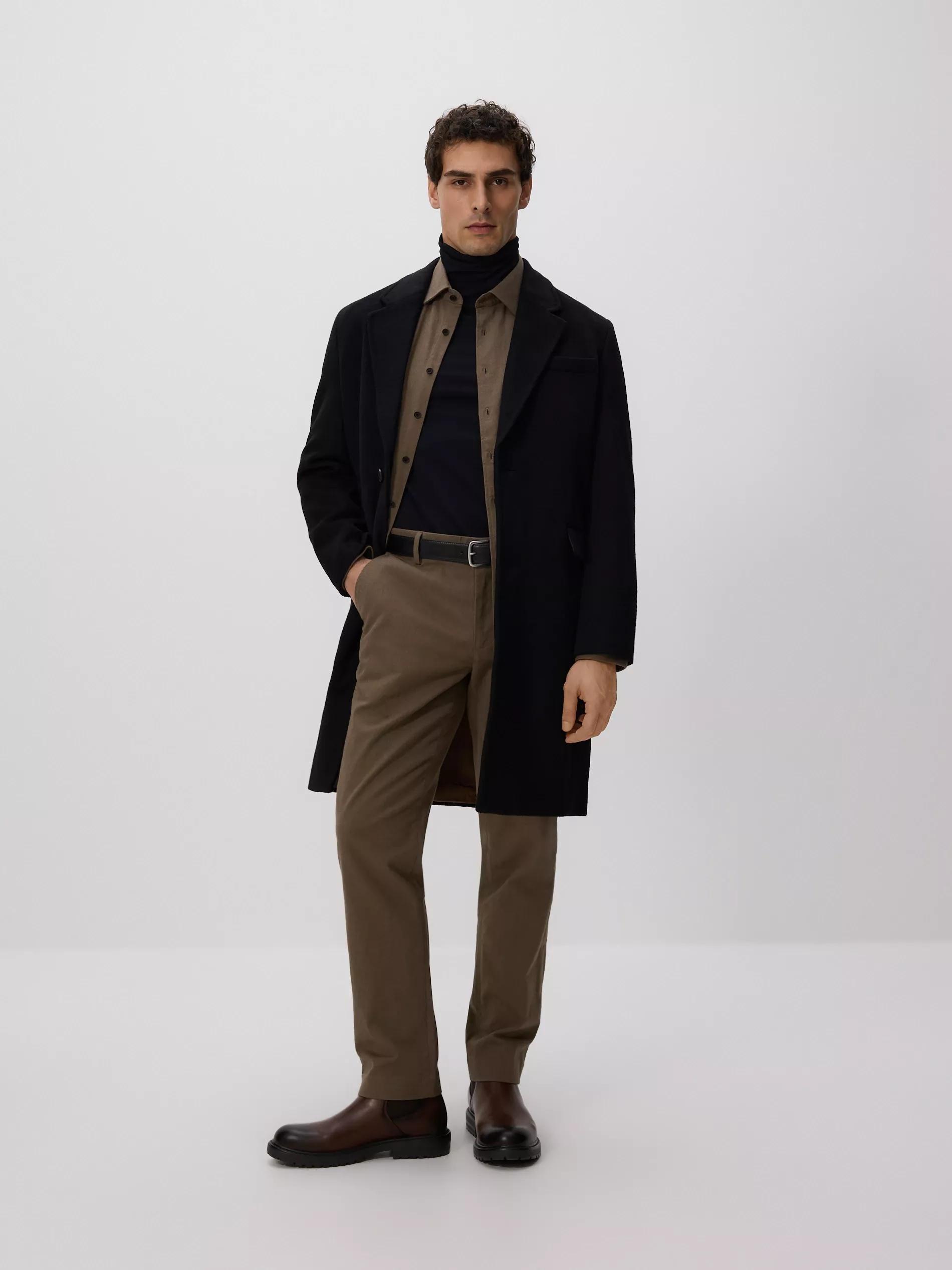 DARK GREEN Slim chino trousers with adjustable waist, Green, medium