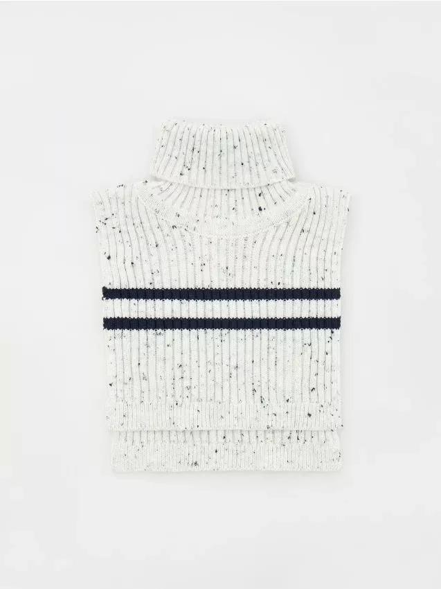 Cream Structured Collar, Ivory, large image number 0