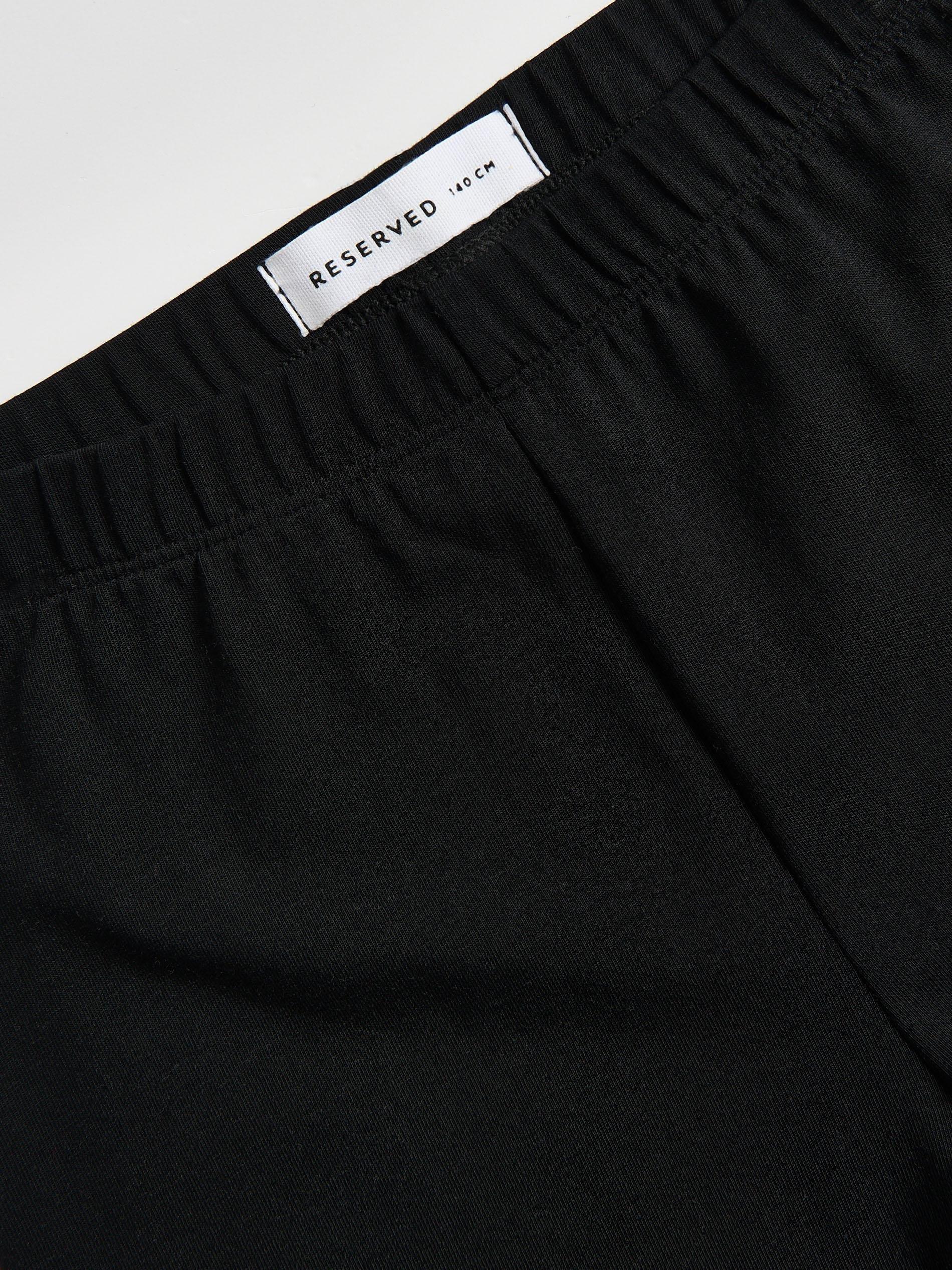 GIRLS` SHORTS BLACK, Black, large image number 1