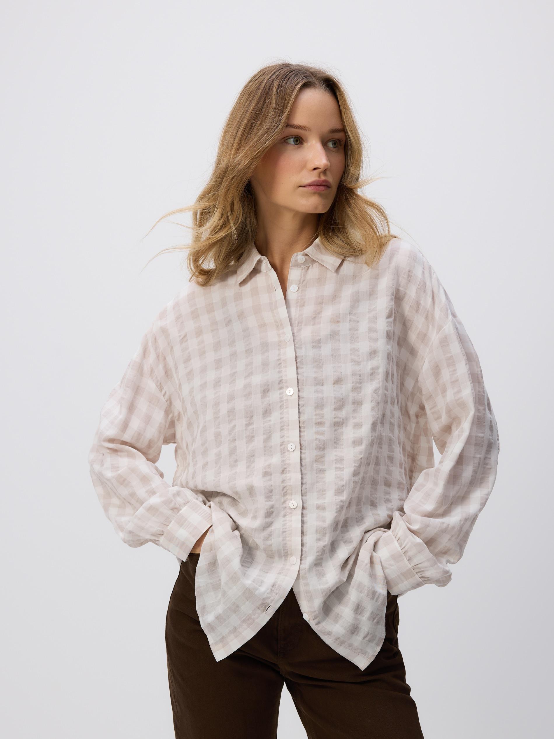 NUDE Check shirt, , large image number 3