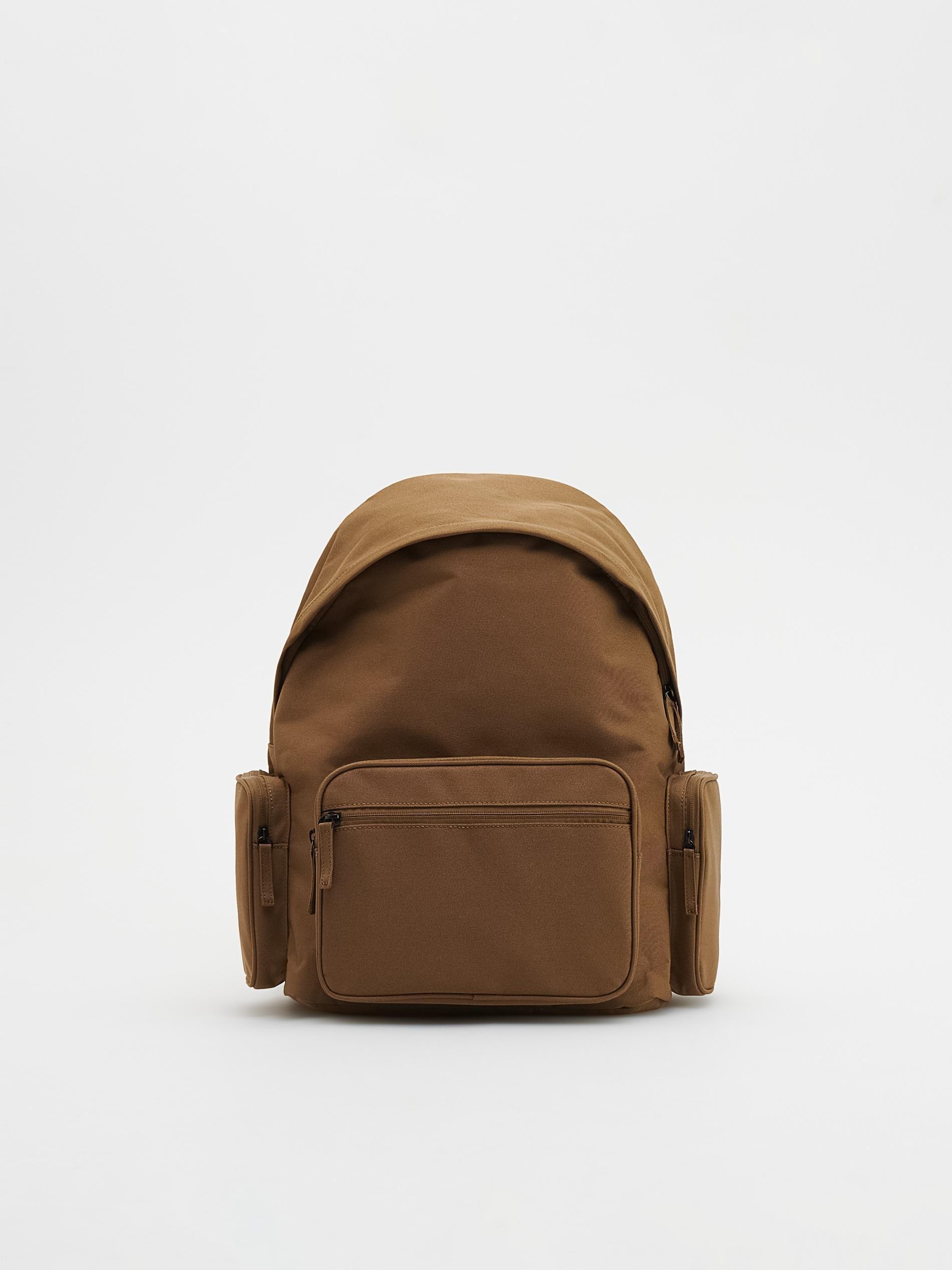 Beige Waterproof Backpack, , large image number 4