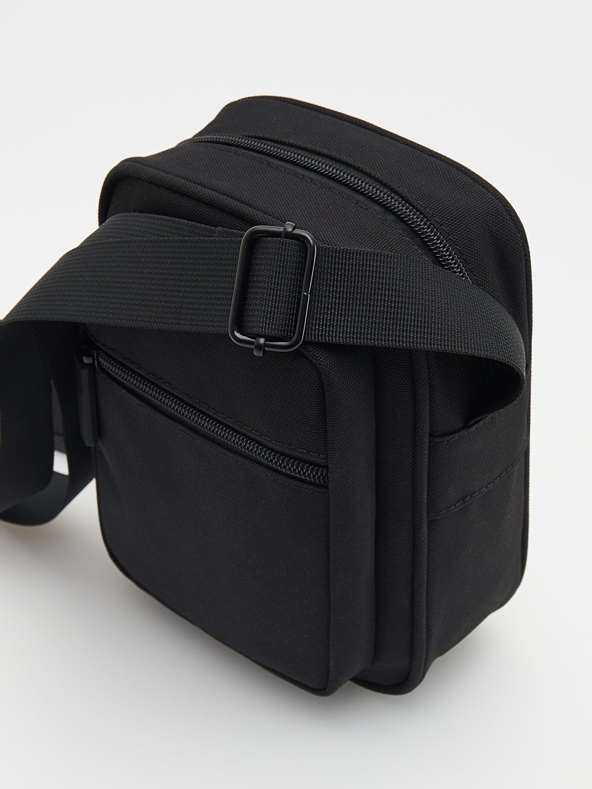Black Crossbody Pouch Bag, Black, large image number 3