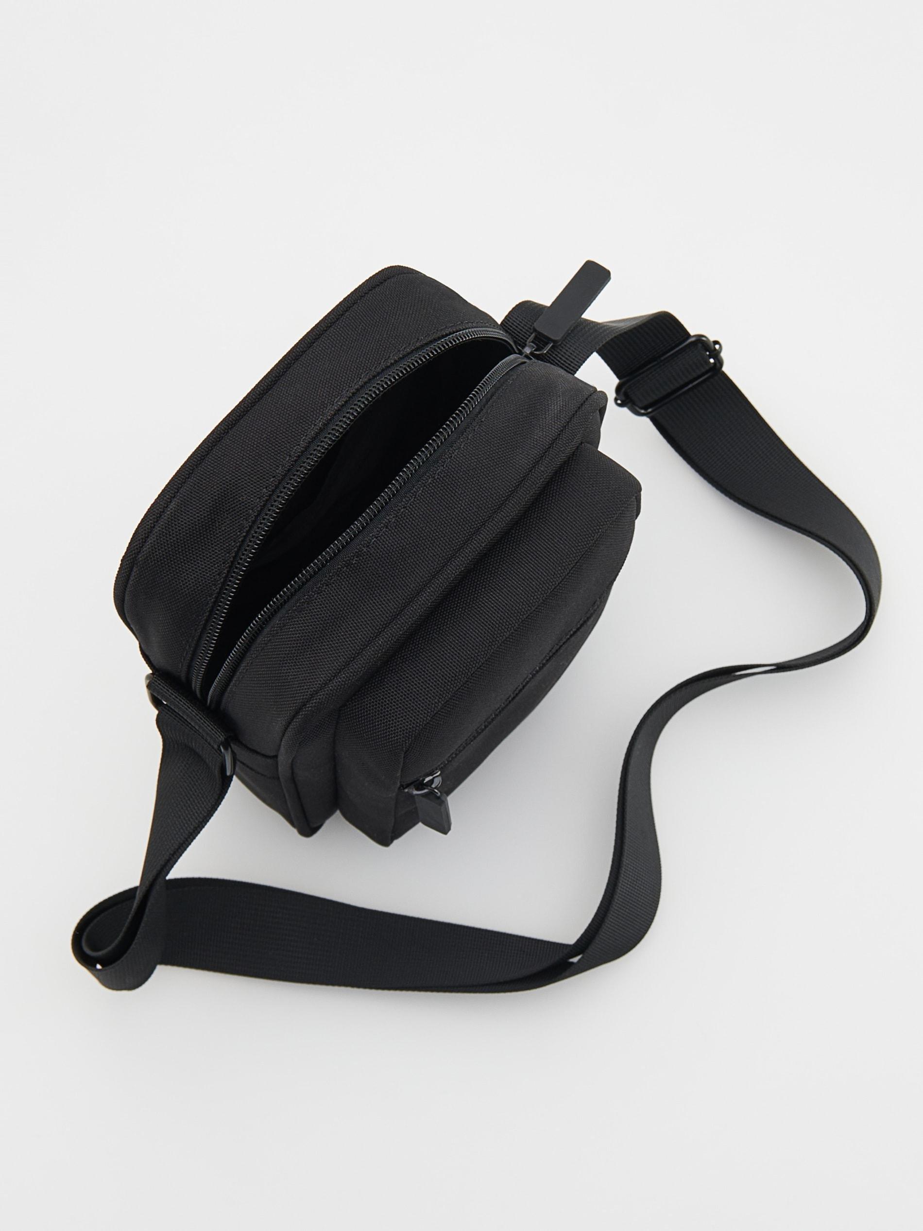 Black Crossbody Pouch Bag, Black, large image number 4