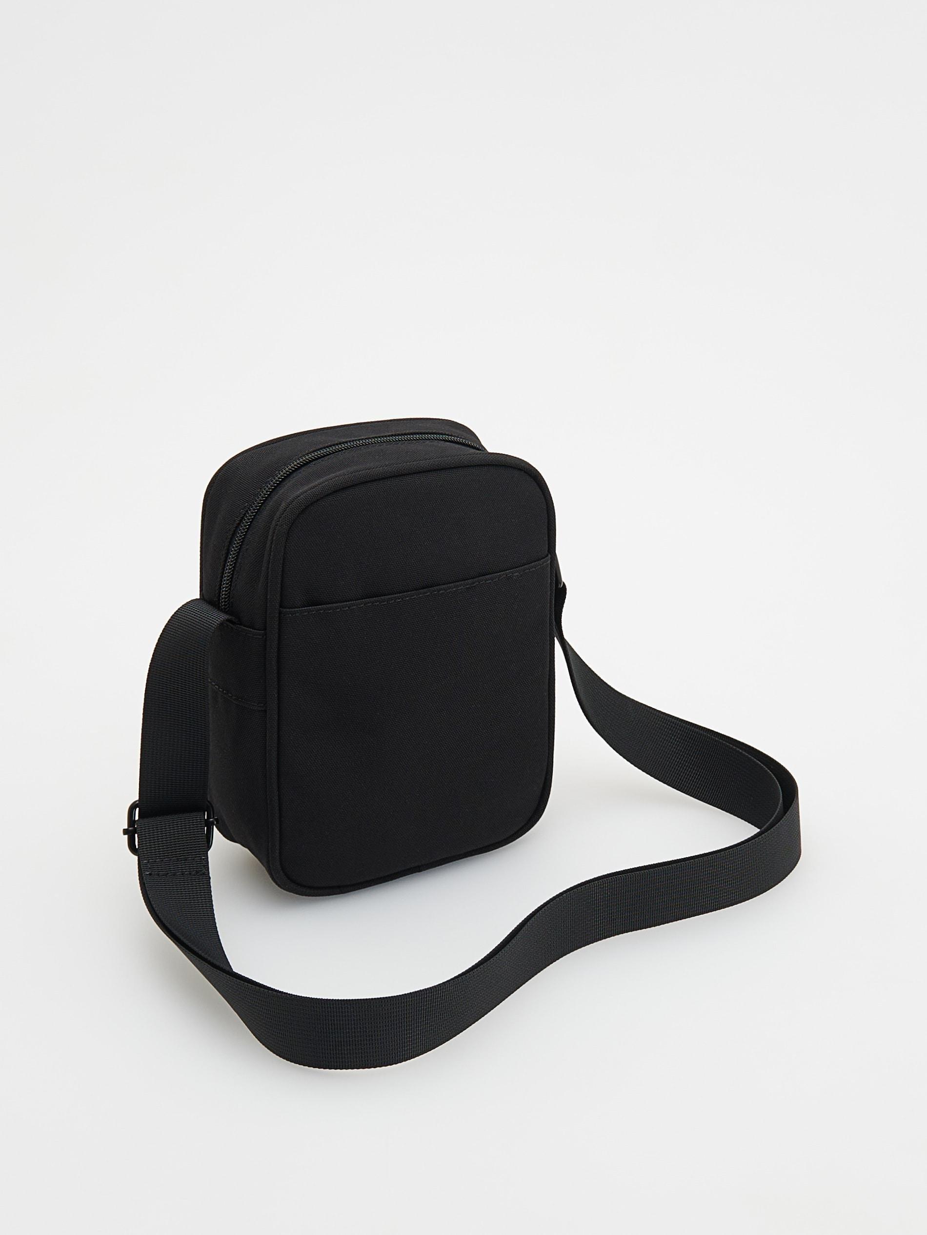 Black Crossbody Pouch Bag, Black, large image number 5