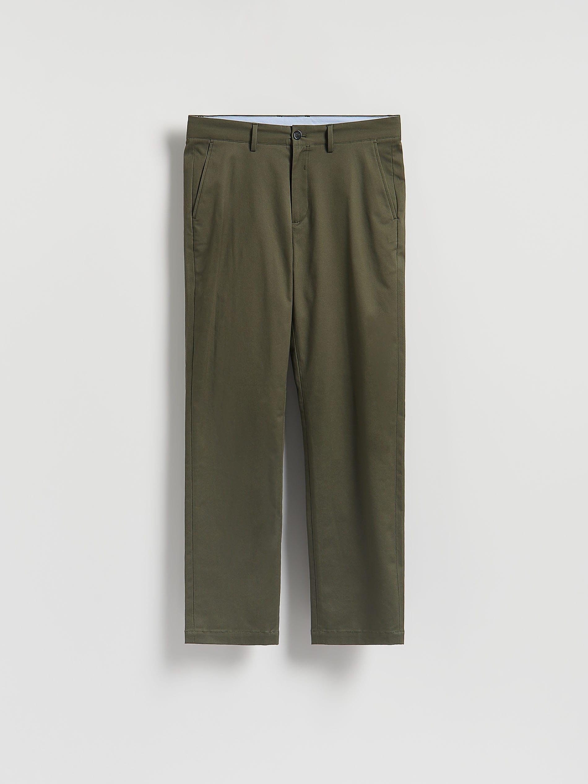 Brown Chino Slim Cotton Rich Trousers, Khaki, large image number 5