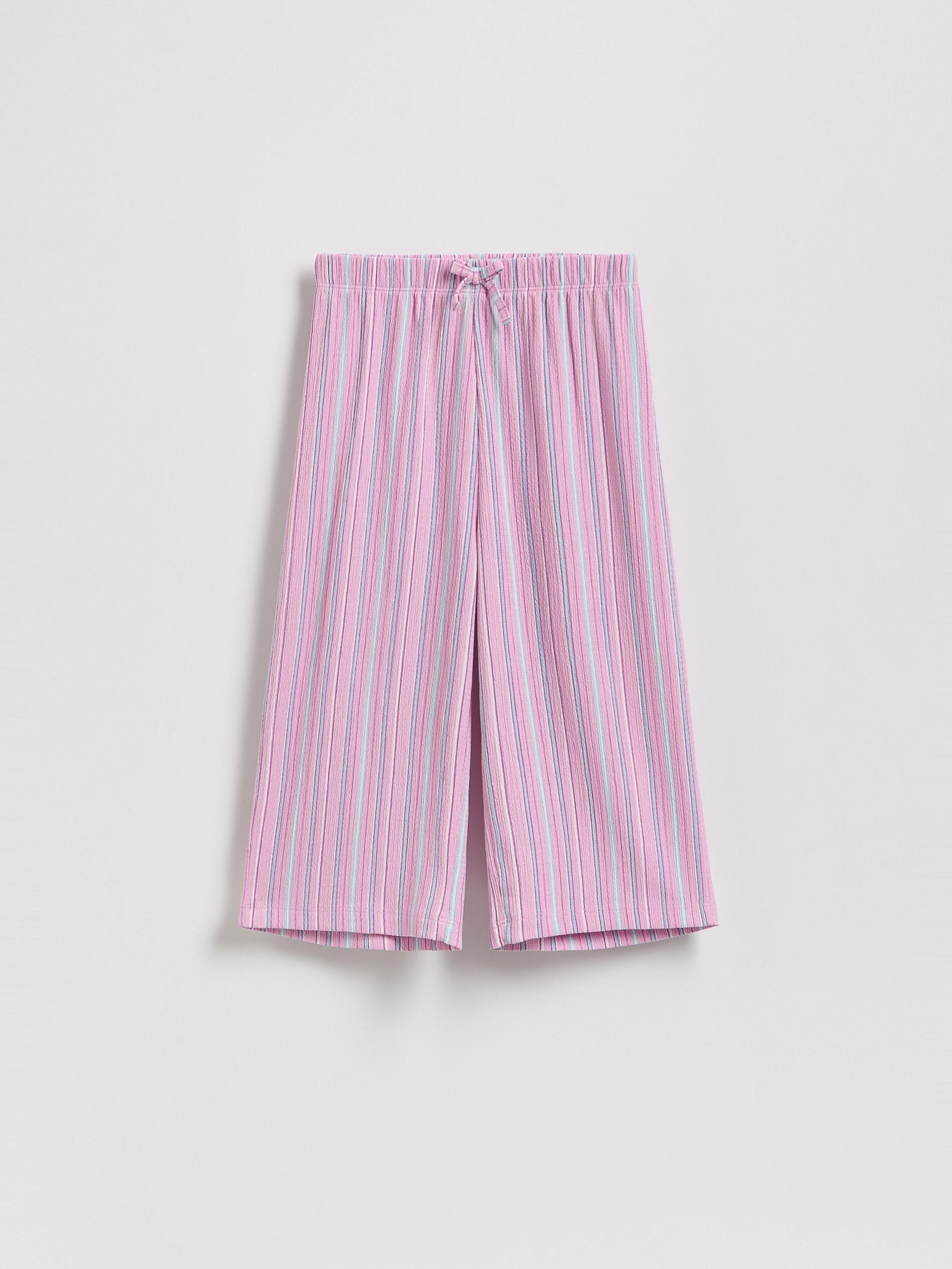 Orchid Jersey Culotte Trousers, Pink, medium