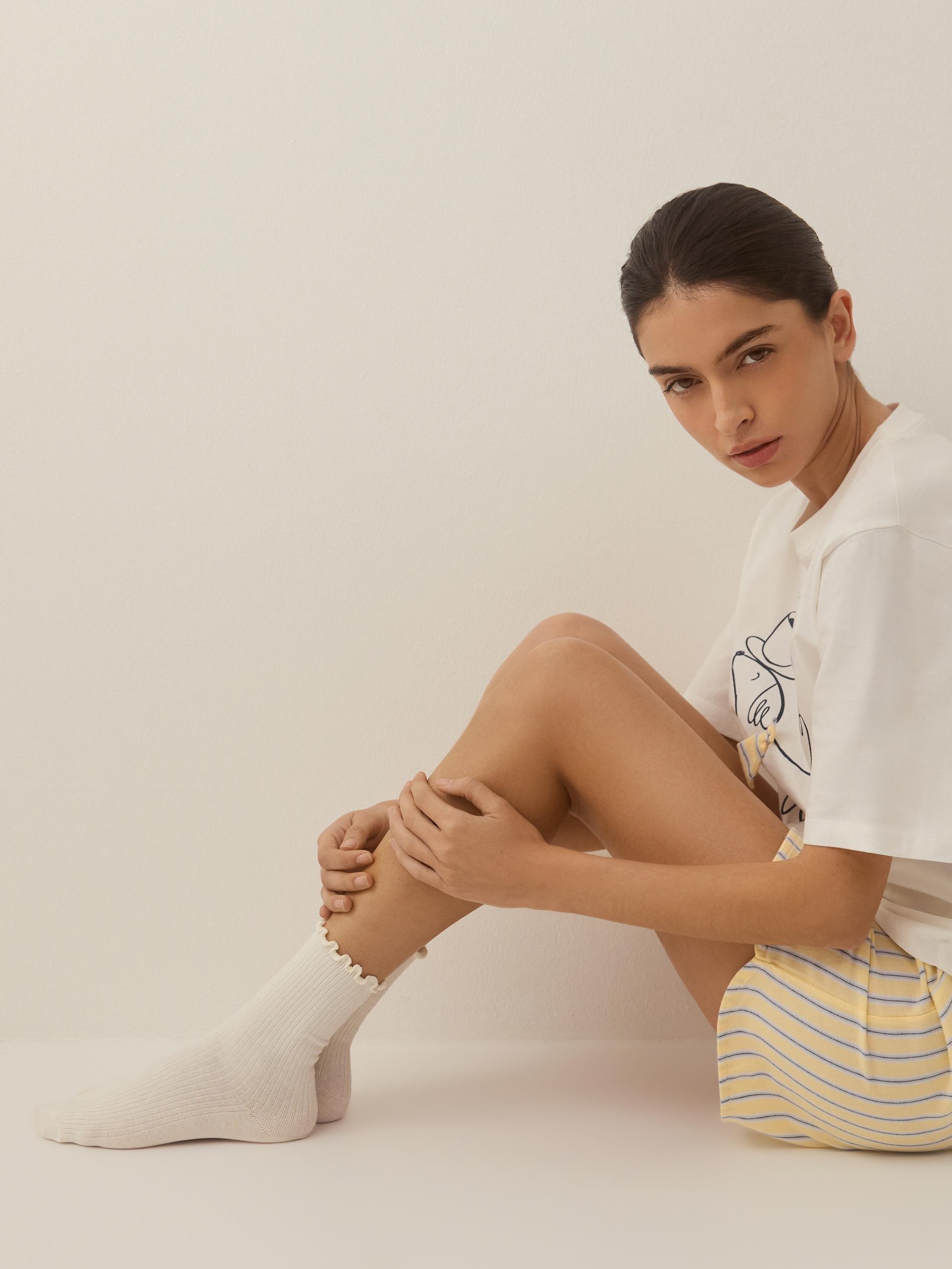 Pink Long Socks 5 Pack, Pink, medium