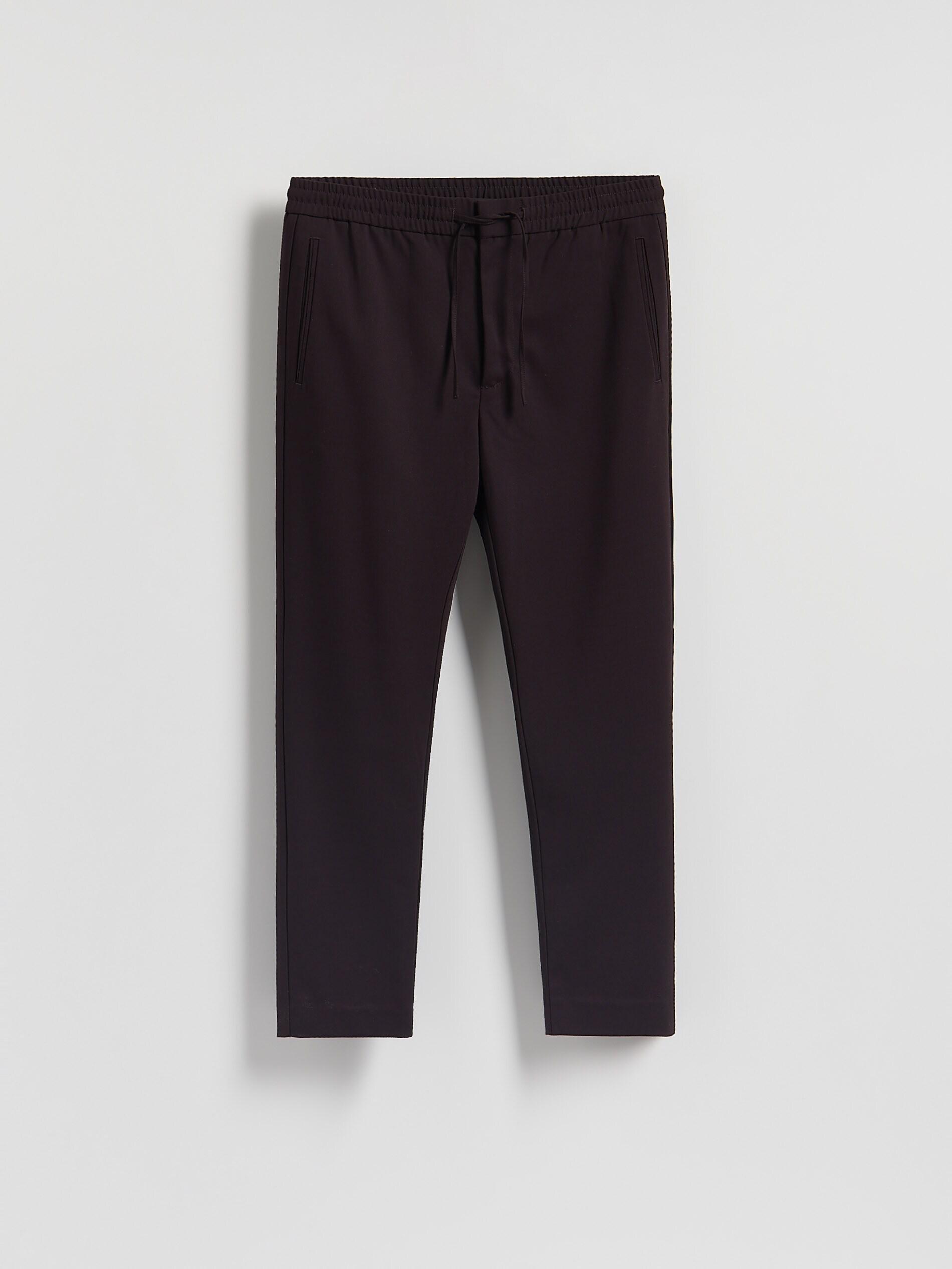 بنطال جوغر عنابي, Burgundy, large image number 4