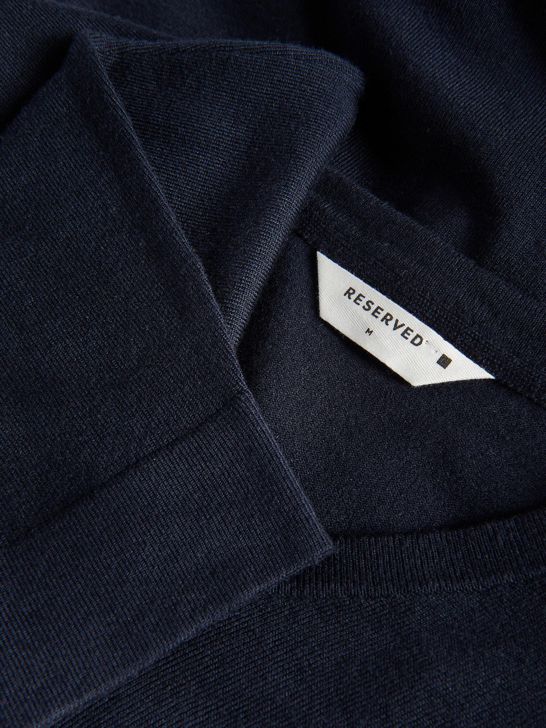 Blue Sweater With High Viscose Content, , large image number 5