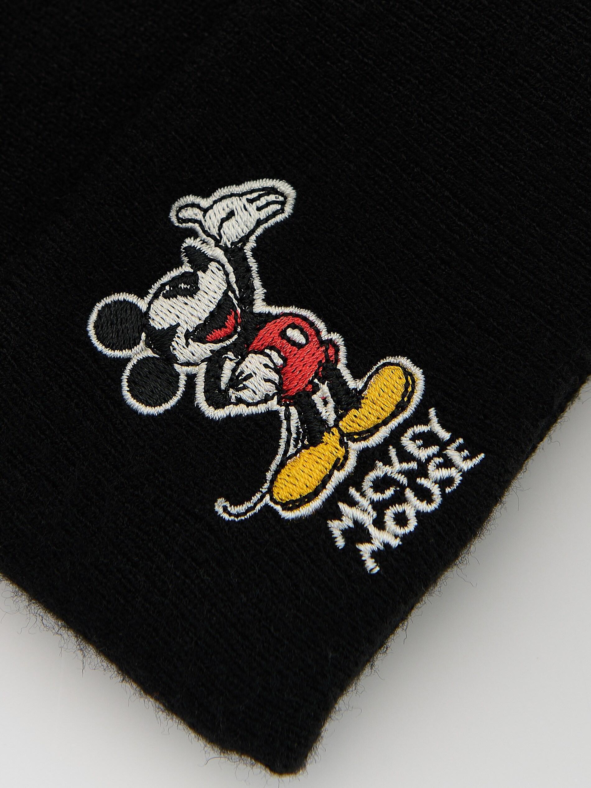 Black Mickey Mouse Beanie, Kids Girls, Black, large image number 1