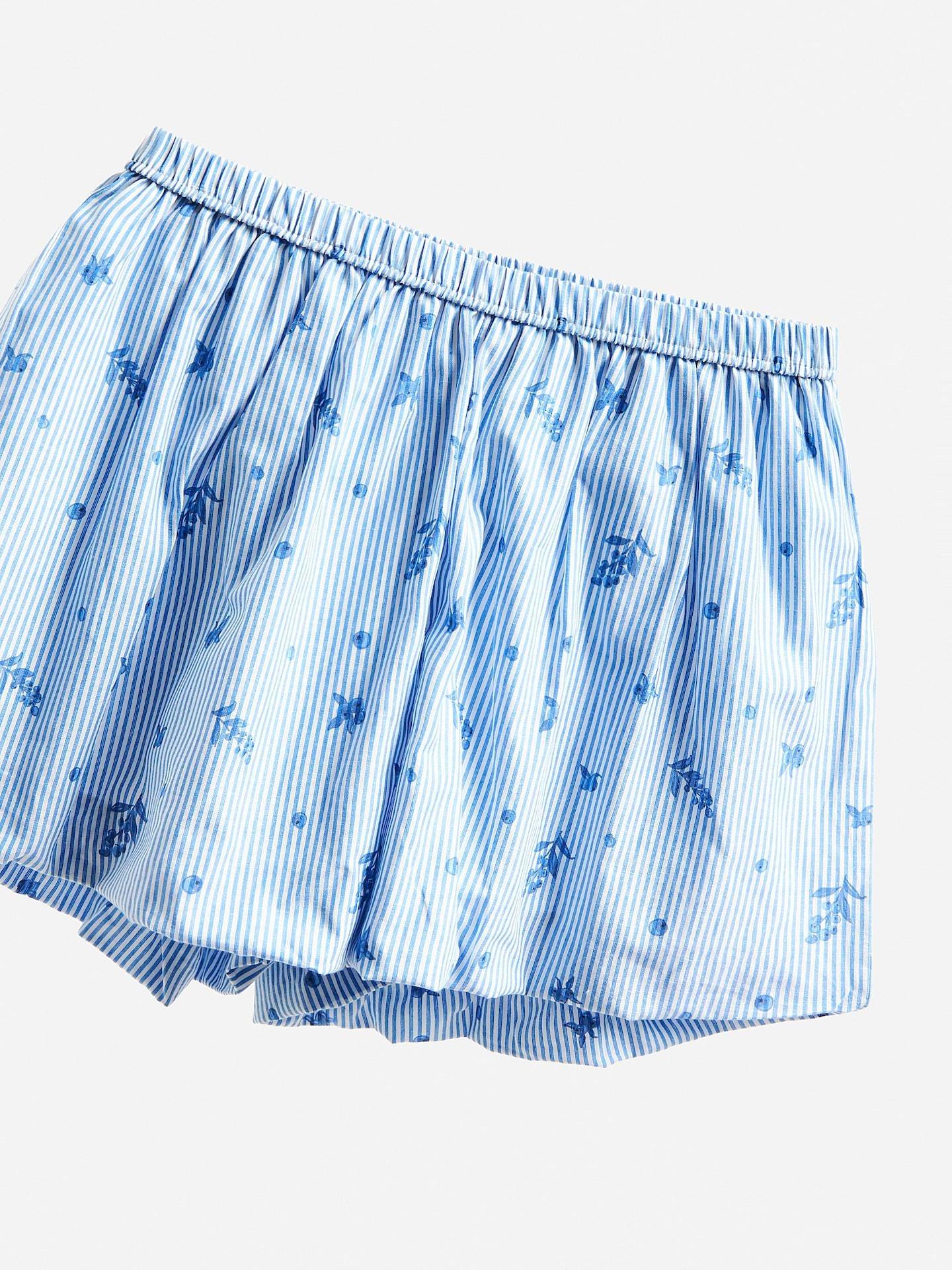 Blue Two Piece Cotton Pyjama Set, Blue, large image number 5