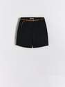 Reserved - Navy Blue Shorts With A Belt