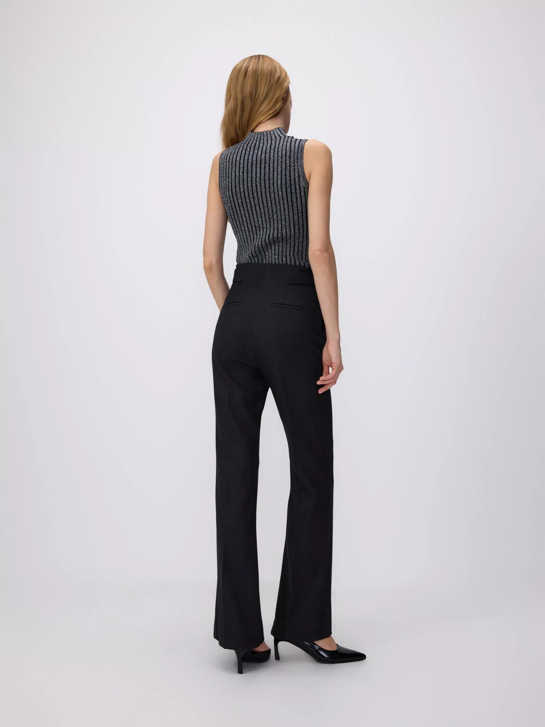 Grey Wide-Leg Pants, , large image number 5