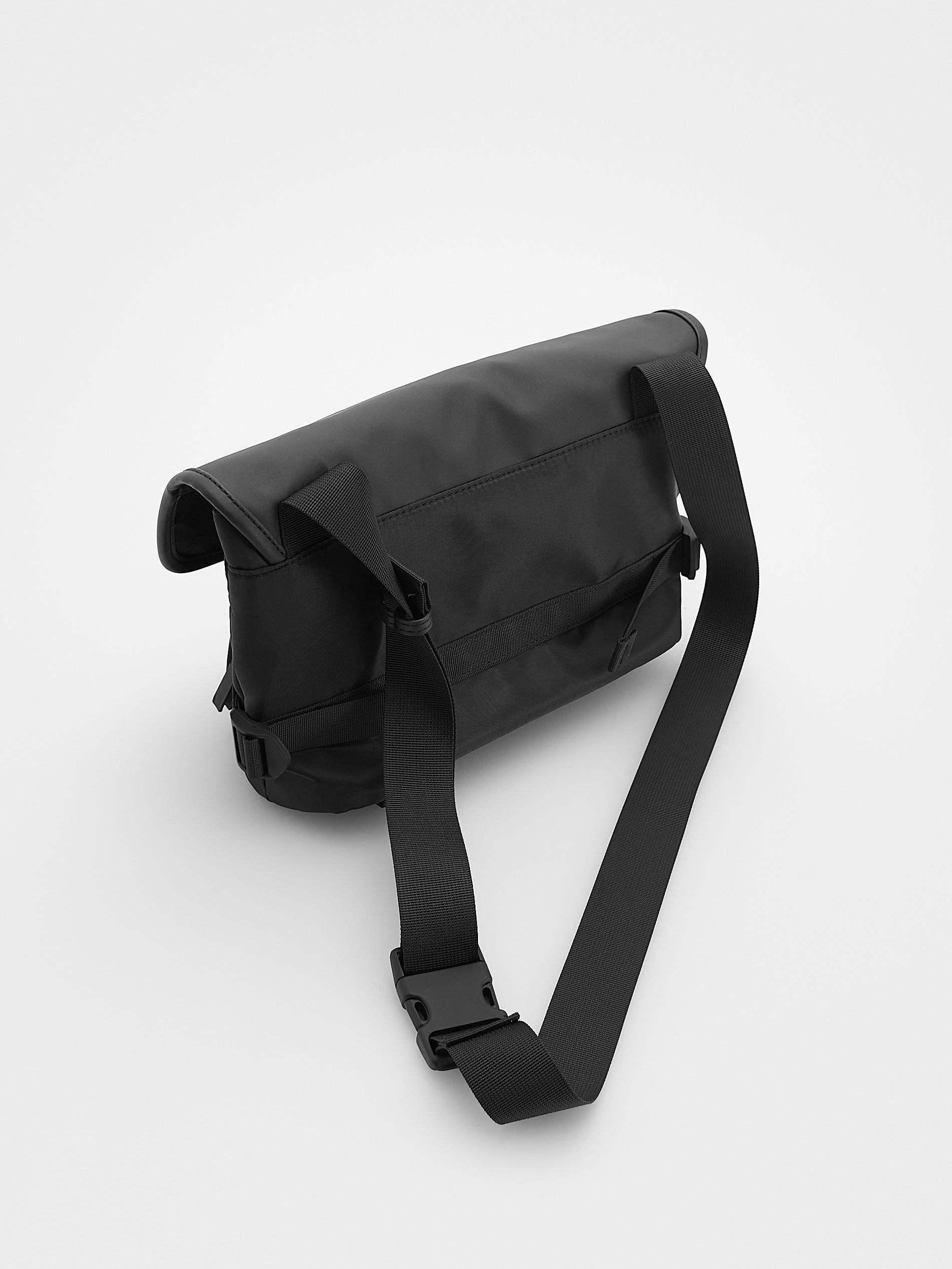 Black Shoulder Bag, Black, large image number 3