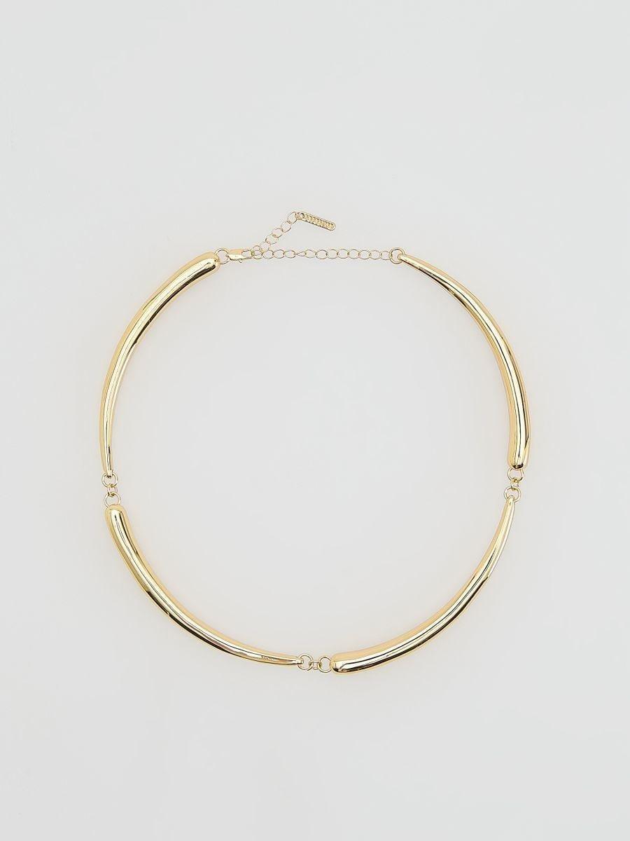 Gold Combined Elements Necklace, Golden, medium